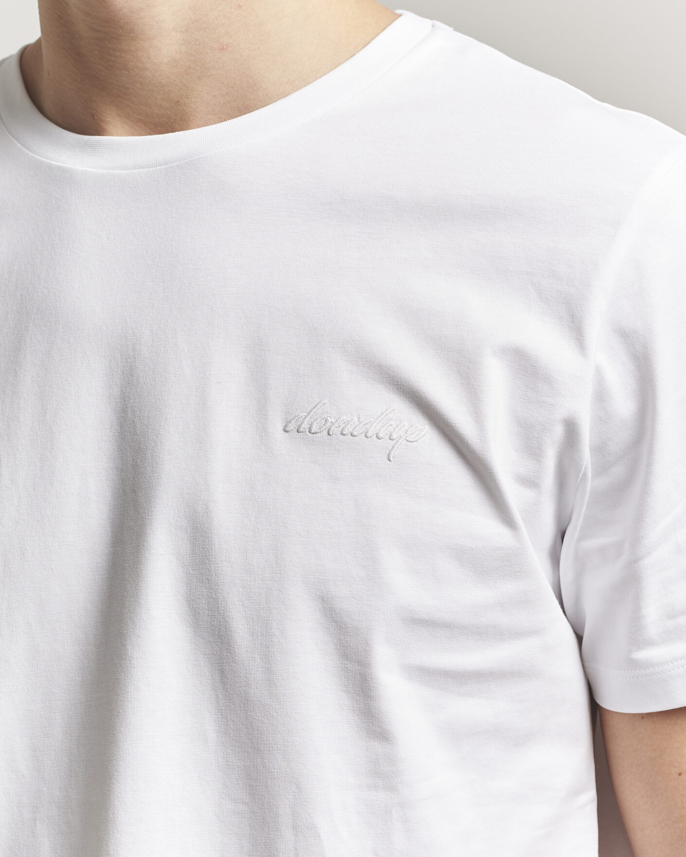 Homme | T-shirts | Dondup | Logo Crew Neck T-Shirt White