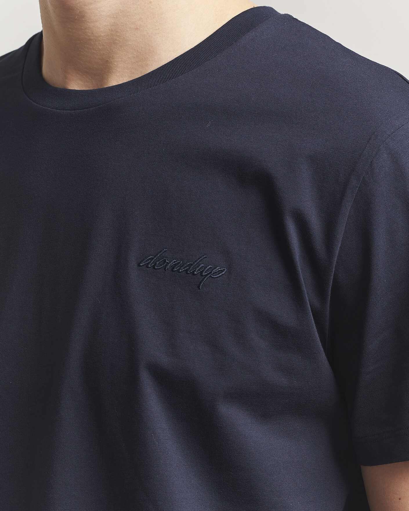 Homme | T-shirts | Dondup | Logo Crew Neck T-Shirt Navy