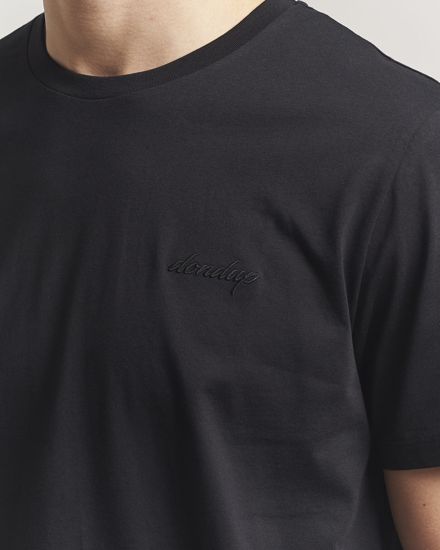 Homme | T-shirts | Dondup | Logo Crew Neck T-Shirt Black