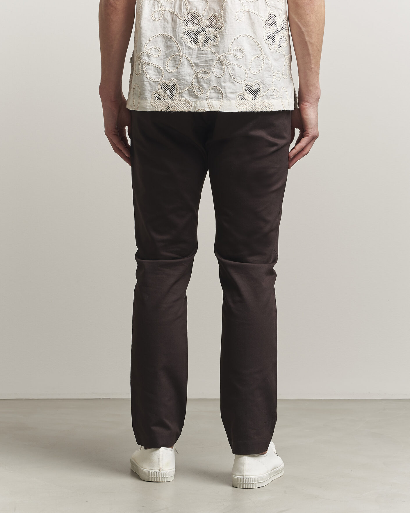 Homme | Pantalons | NN07 | Theo Regular Fit Stretch Chinos Deep Truffle