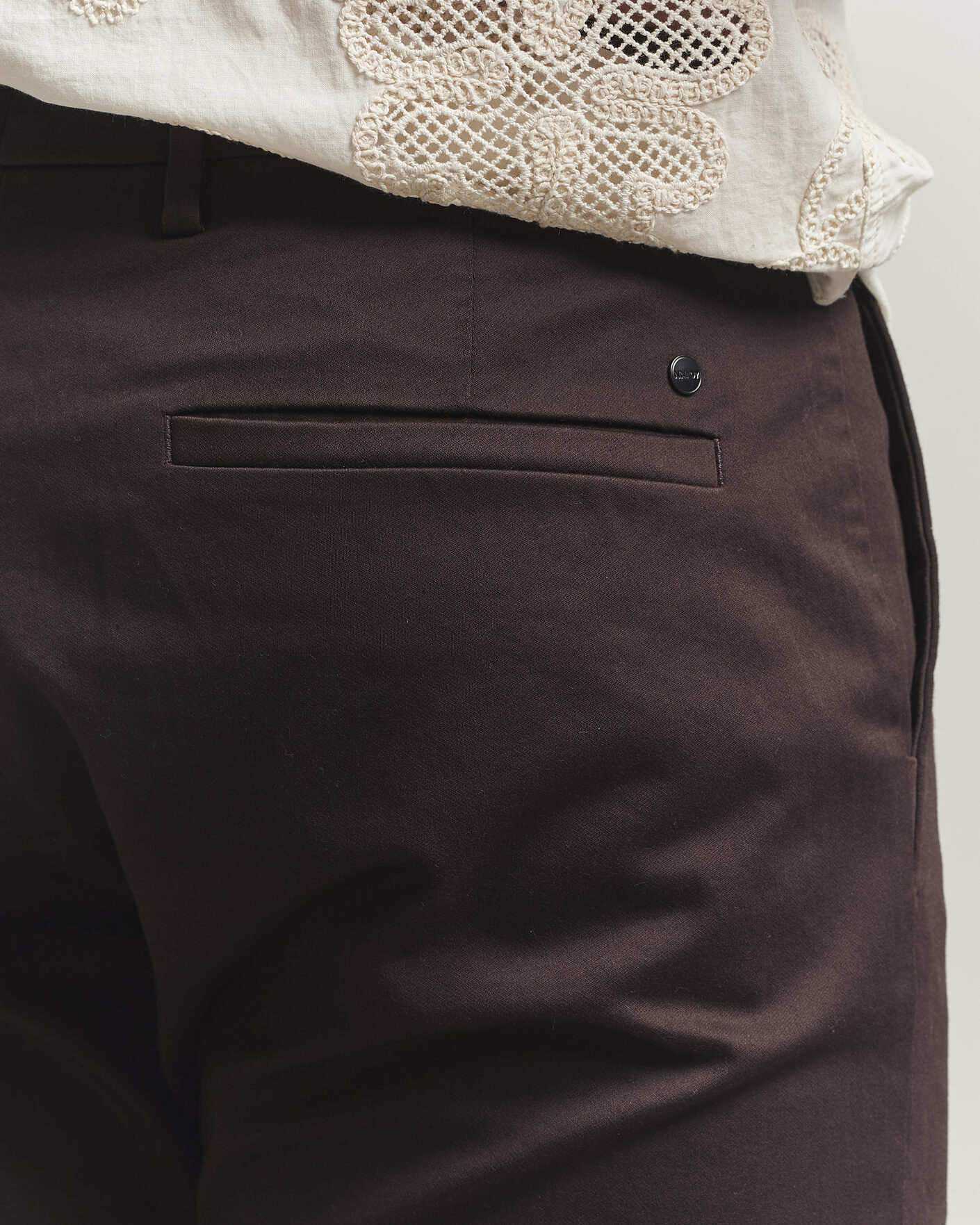 Homme | Pantalons | NN07 | Theo Regular Fit Stretch Chinos Deep Truffle