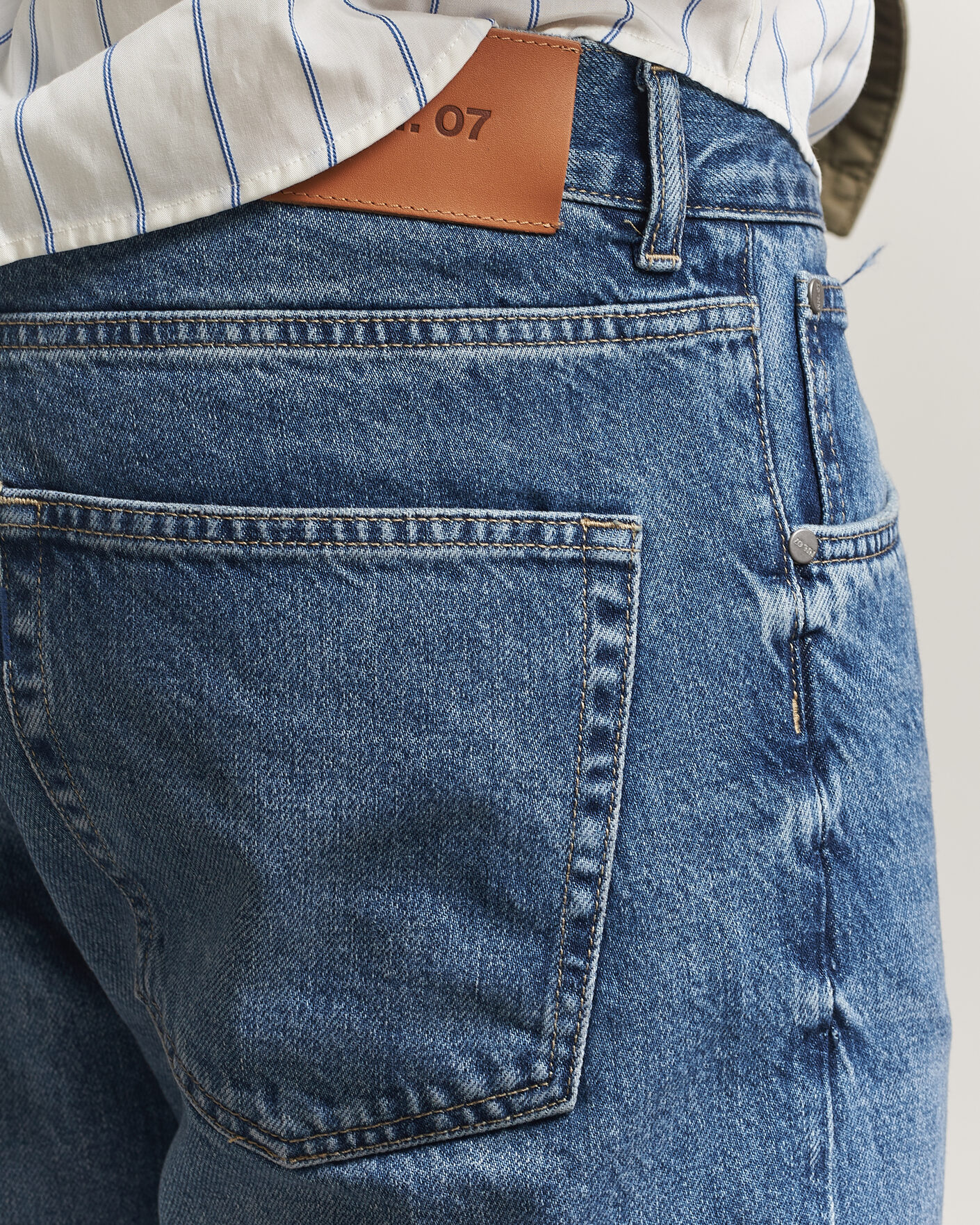 Homme | Pantalons | NN07 | Sonny Regular Fit Jeans Blue Distressed