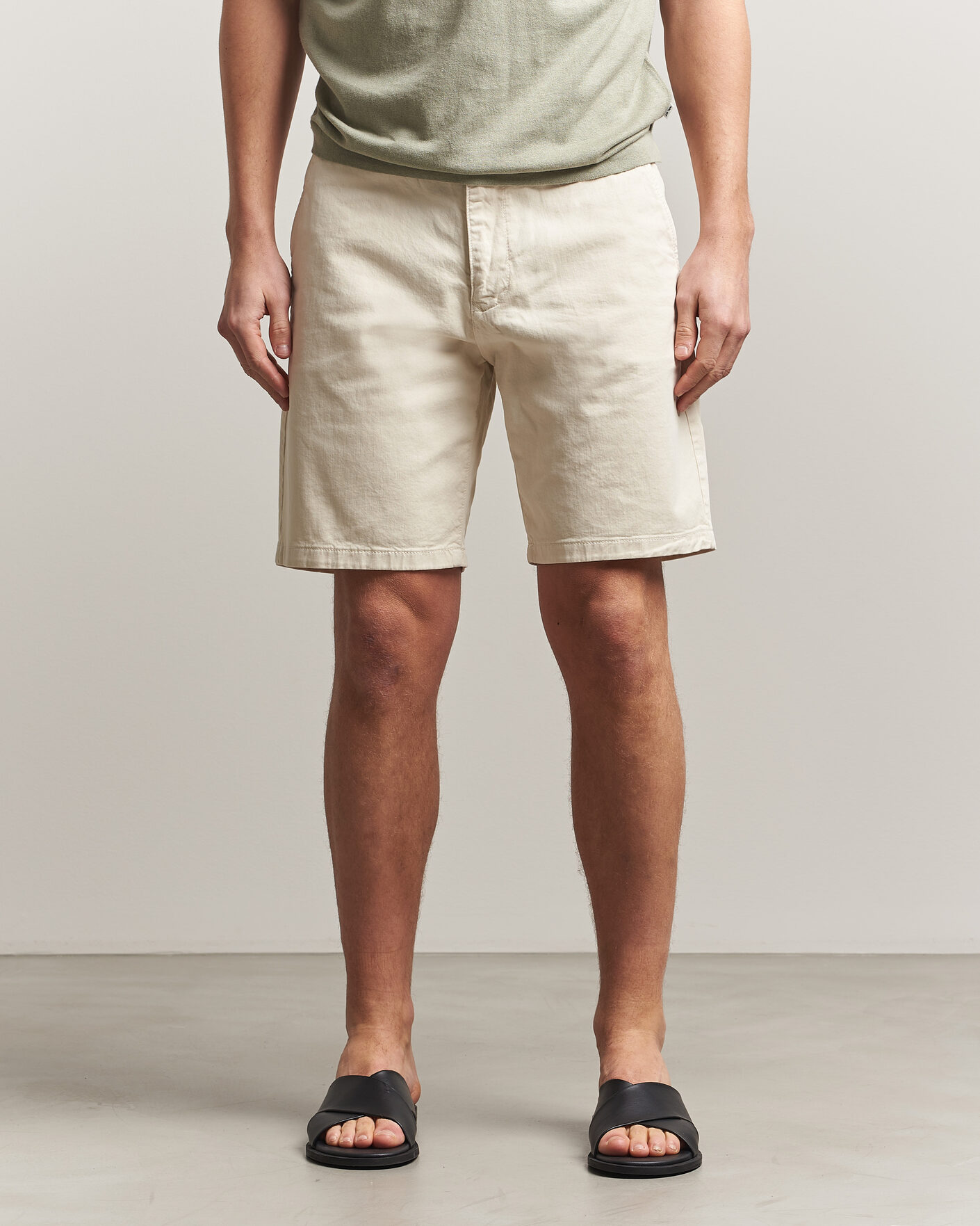 Homme | Shorts | NN07 | Aden Regular Fit Chino Shorts Ivory