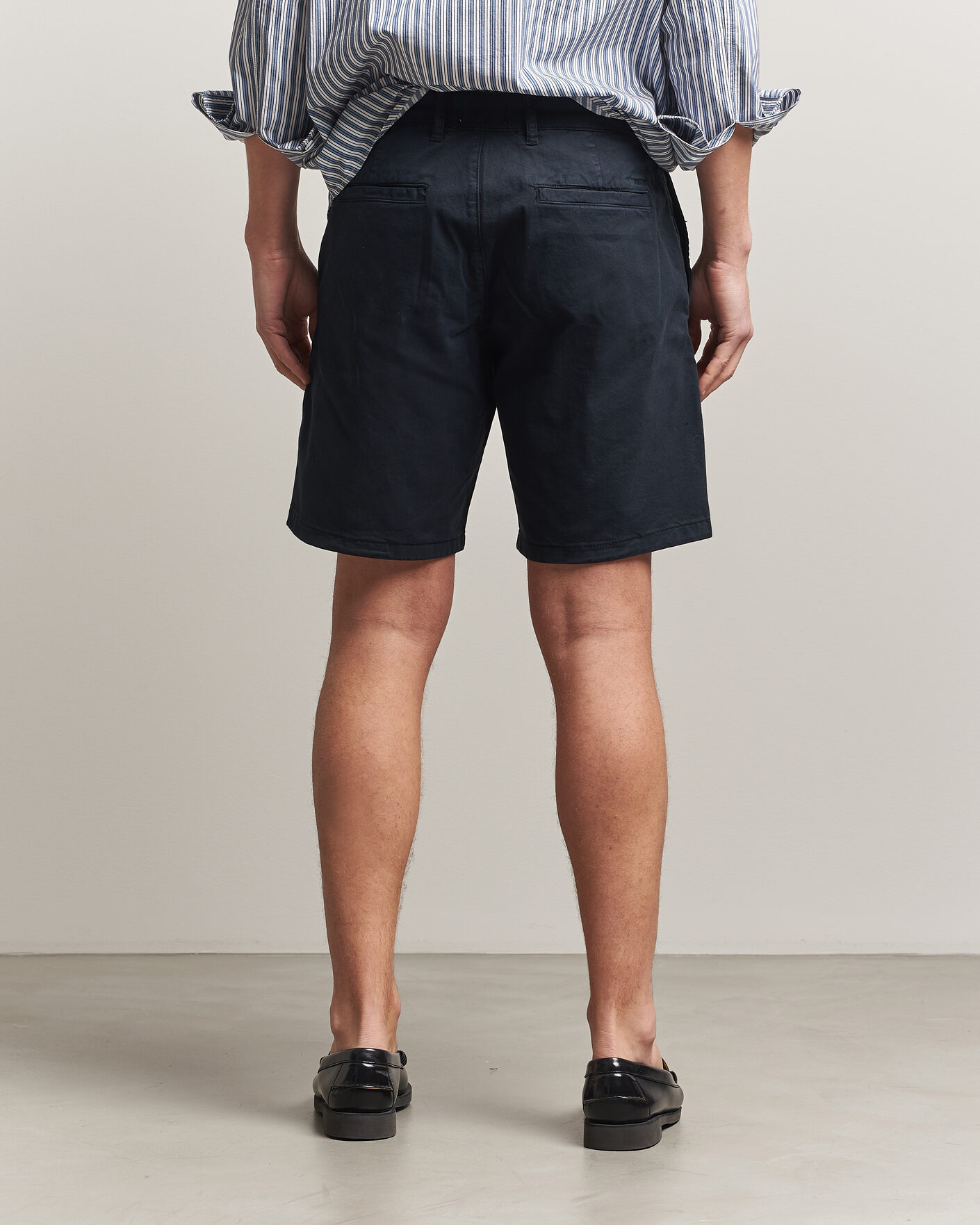 Homme | Shorts | NN07 | Aden Regular Fit Chino Shorts Navy Blue
