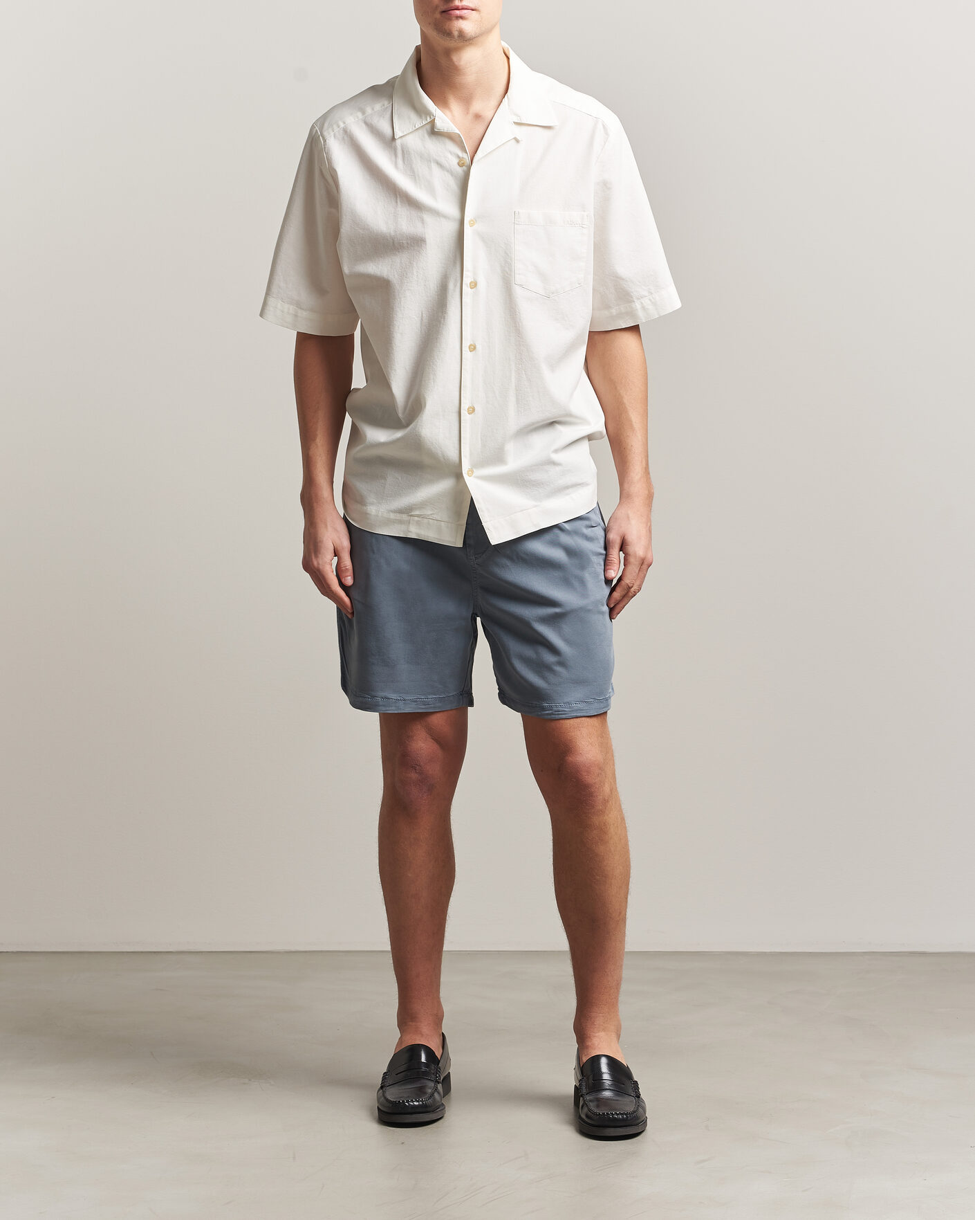 Homme | Shorts | NN07 | Gregor Drawstring Shorts Stone Blue