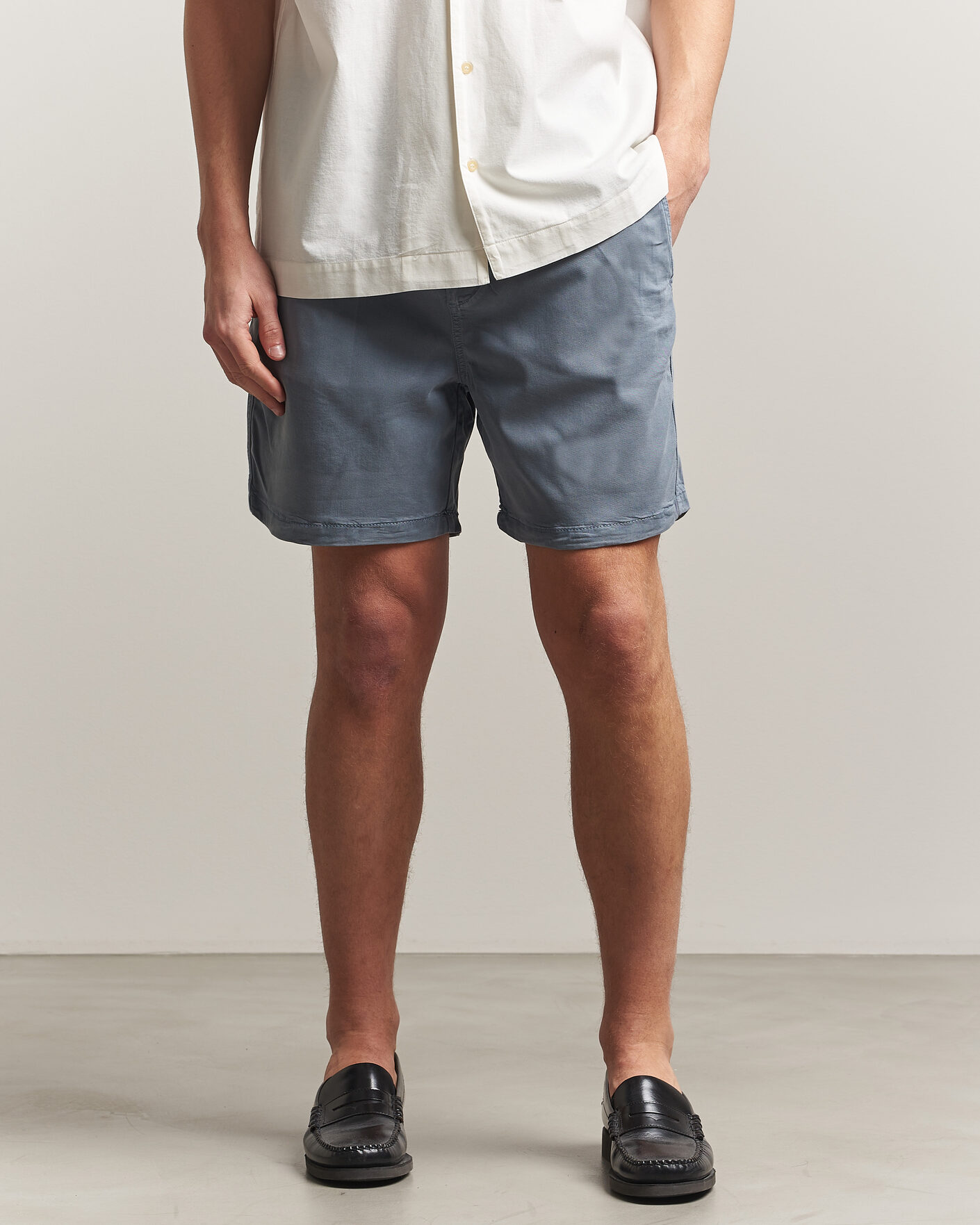 Homme | Shorts | NN07 | Gregor Drawstring Shorts Stone Blue