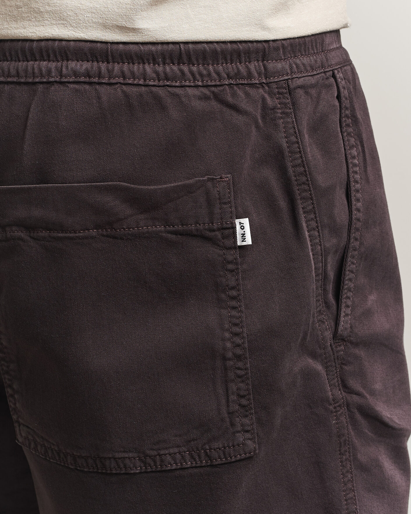 Homme | Shorts | NN07 | Gregor Drawstring Shorts Deep Truffle