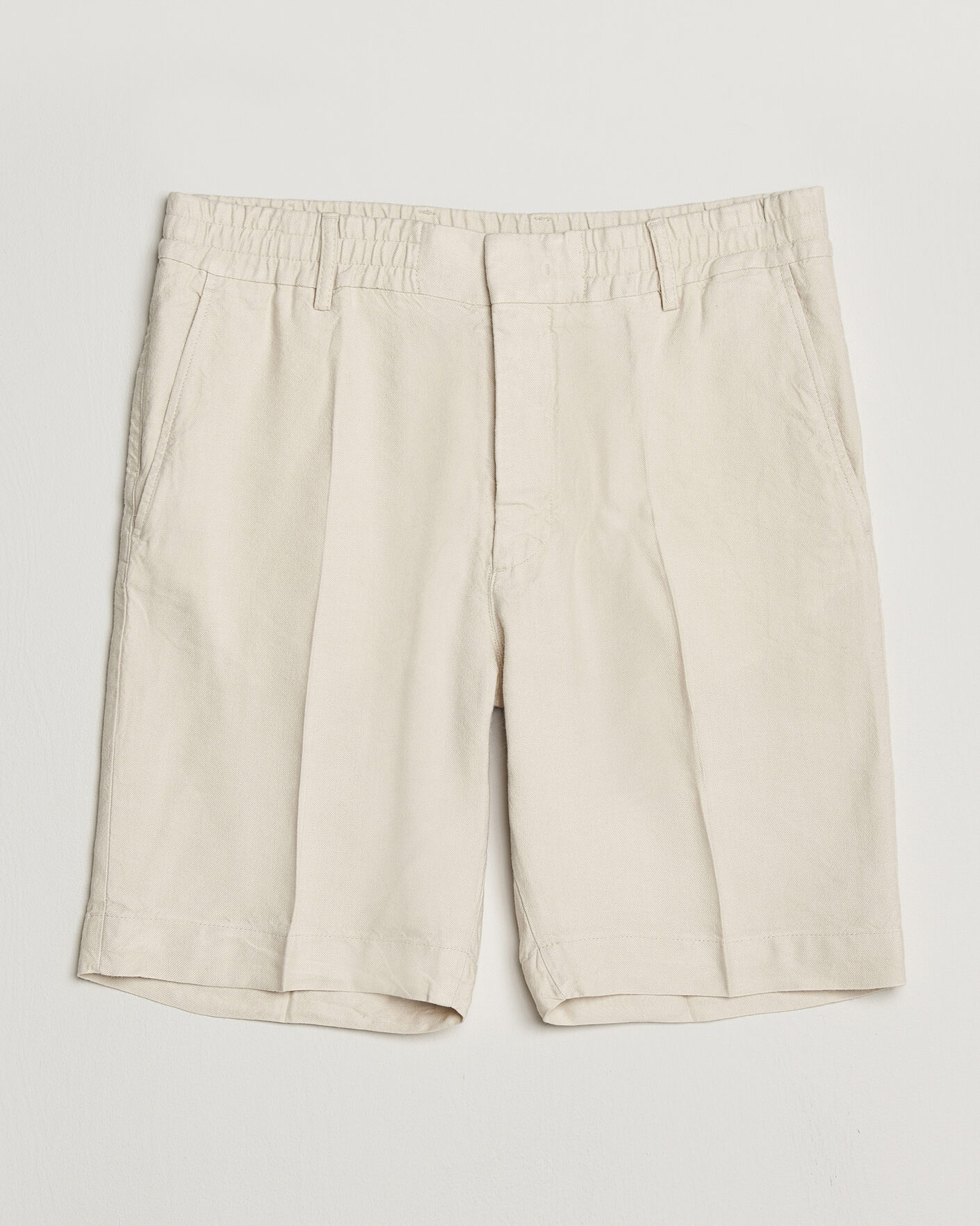 Homme | Shorts | NN07 | Billie Linen/Viscose Drawstring Shorts Ivory