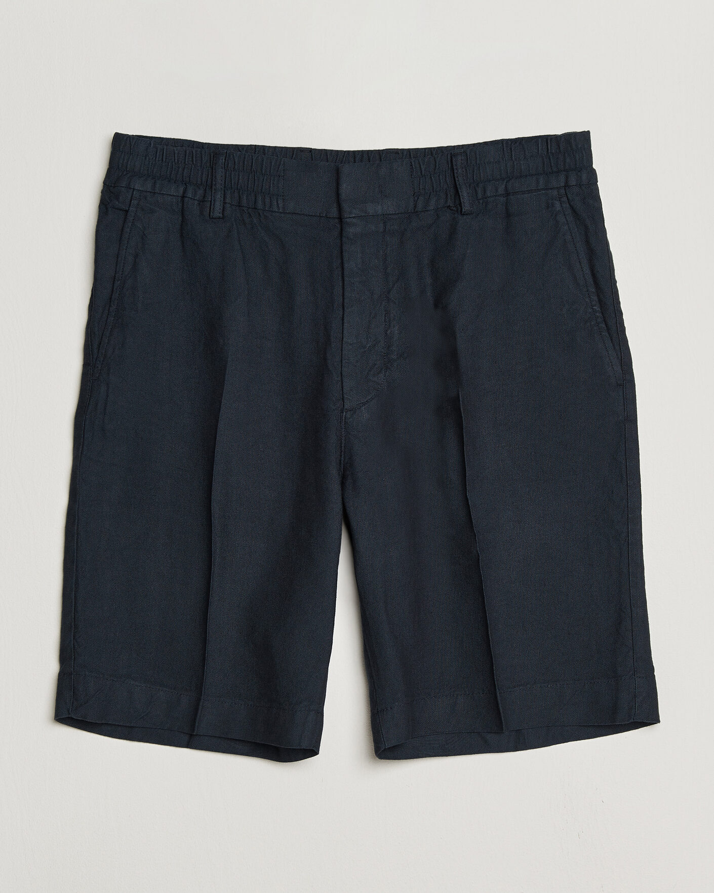 Homme | Shorts | NN07 | Billie Linen/Viscose Drawstring Shorts Deep Navy