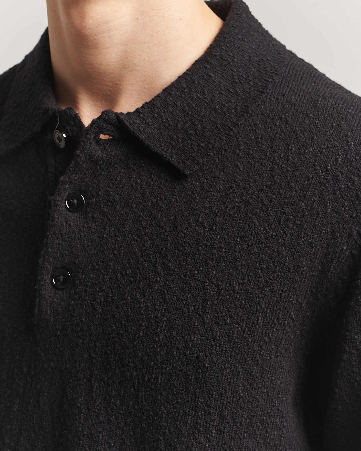 Homme | Polos | NN07 | Randy Knitted Polo Black