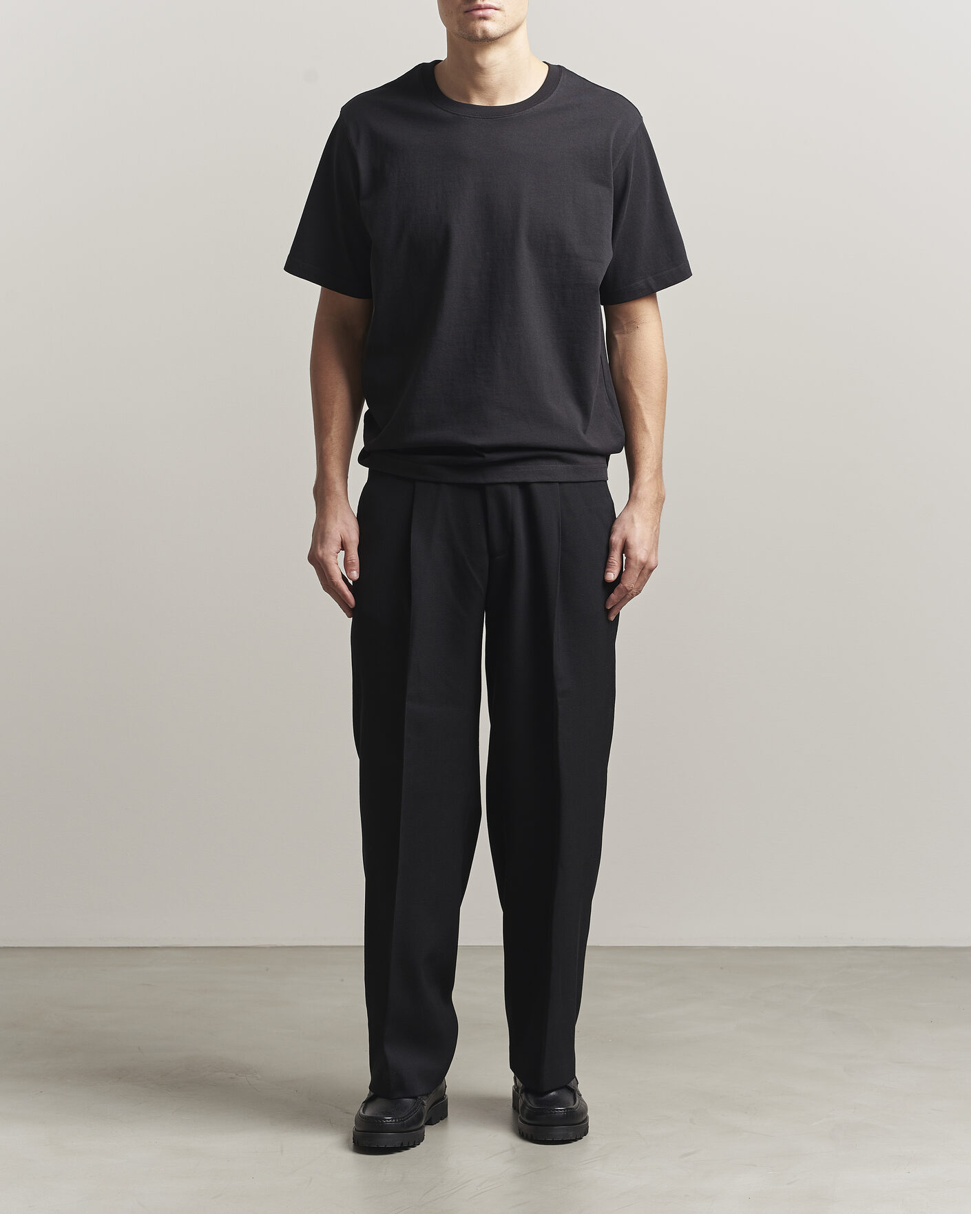 Homme | T-shirts | NN07 | Jett Washed Printed Crew Neck T-Shirt Black