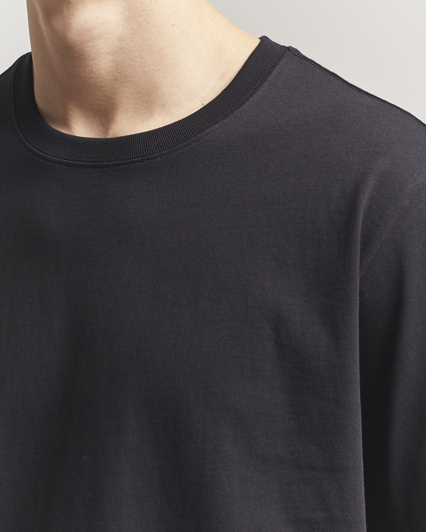 Homme | T-shirts | NN07 | Jett Washed Printed Crew Neck T-Shirt Black