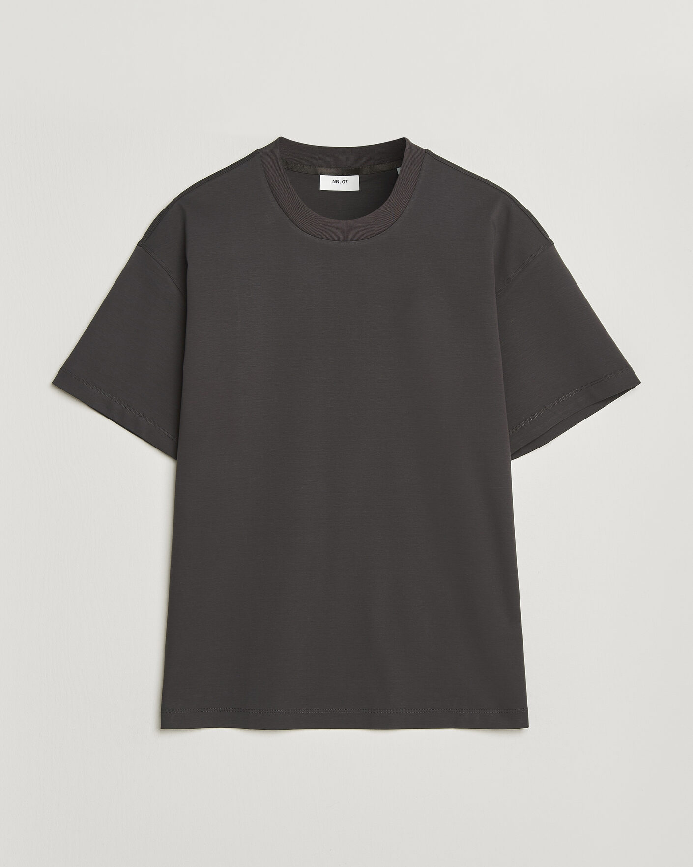 Homme | T-shirts | NN07 | Lionel Mercerized Crew Neck T-Shirt Deep Truffle
