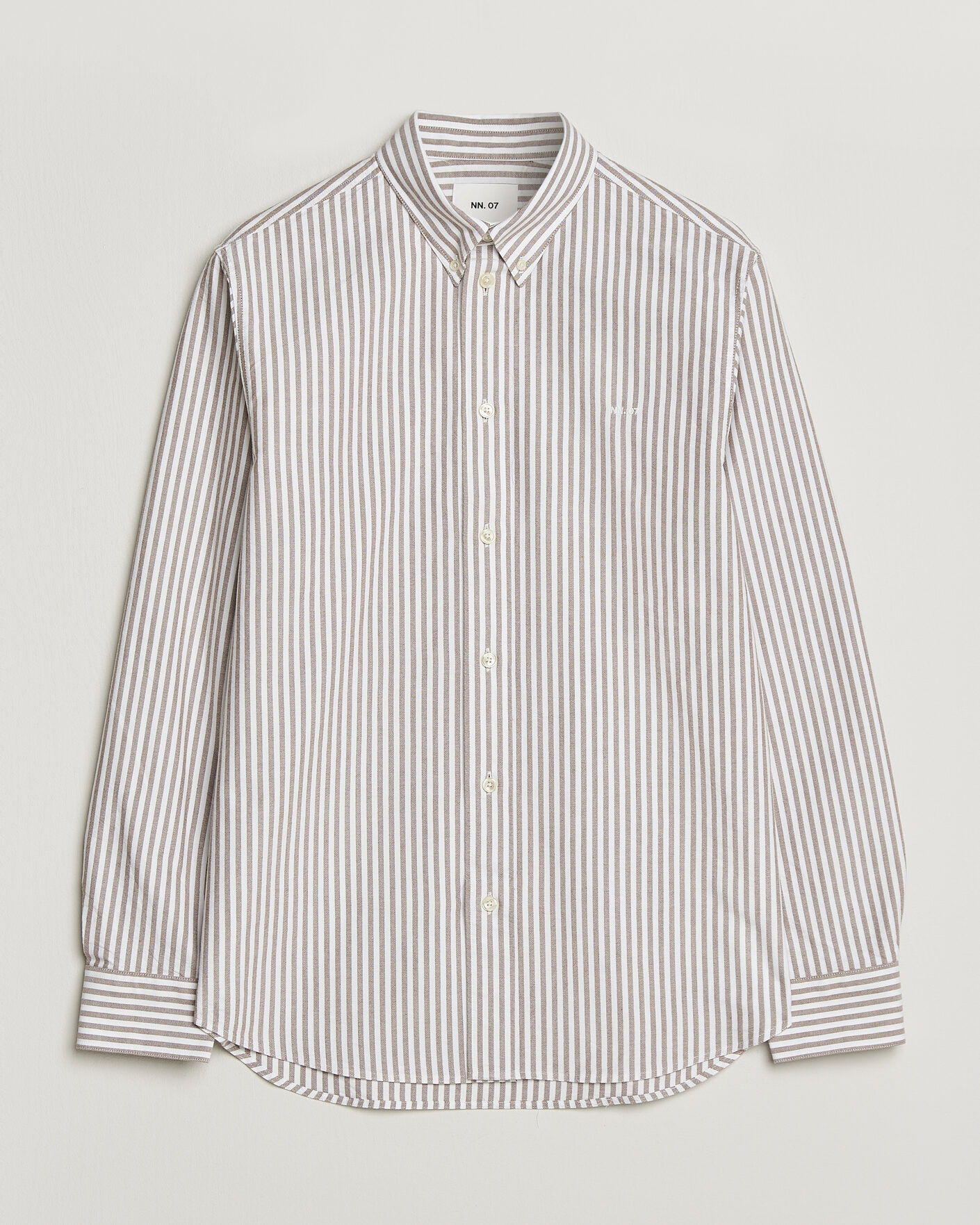 Homme | Chemises | NN07 | Colby Oxford Shirt Terracotta/White