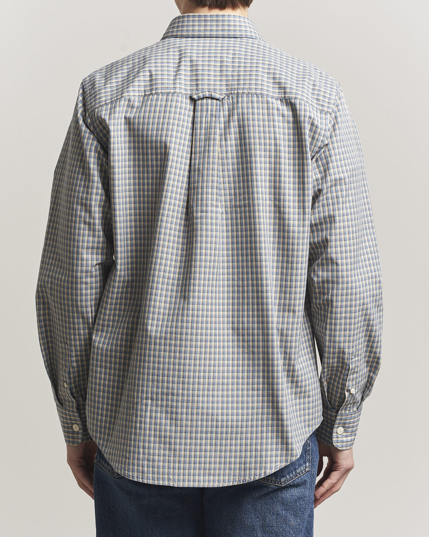 Homme | Chemises | NN07 | Colby Brushed Cotton Shirt Blue Check