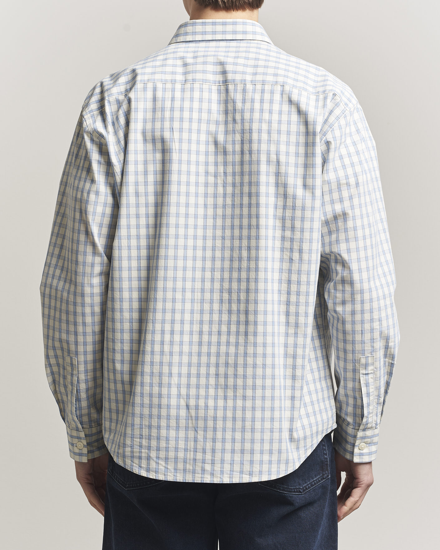 Homme | Chemises | NN07 | Deon Brushed Cotton Shirt Ecru Check