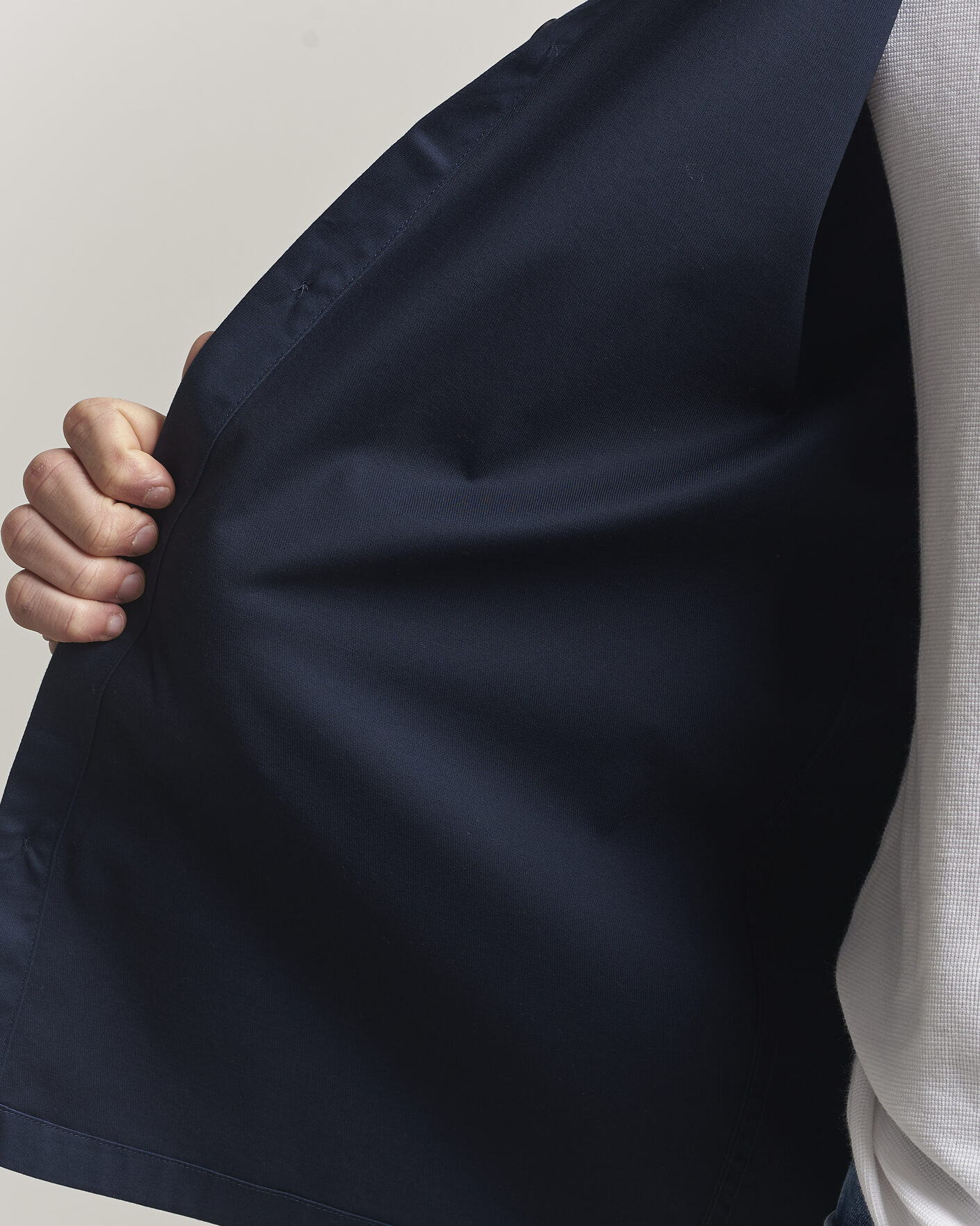 Homme | Chemises | NN07 | Freddy Cotton Overshirt Navy Blue