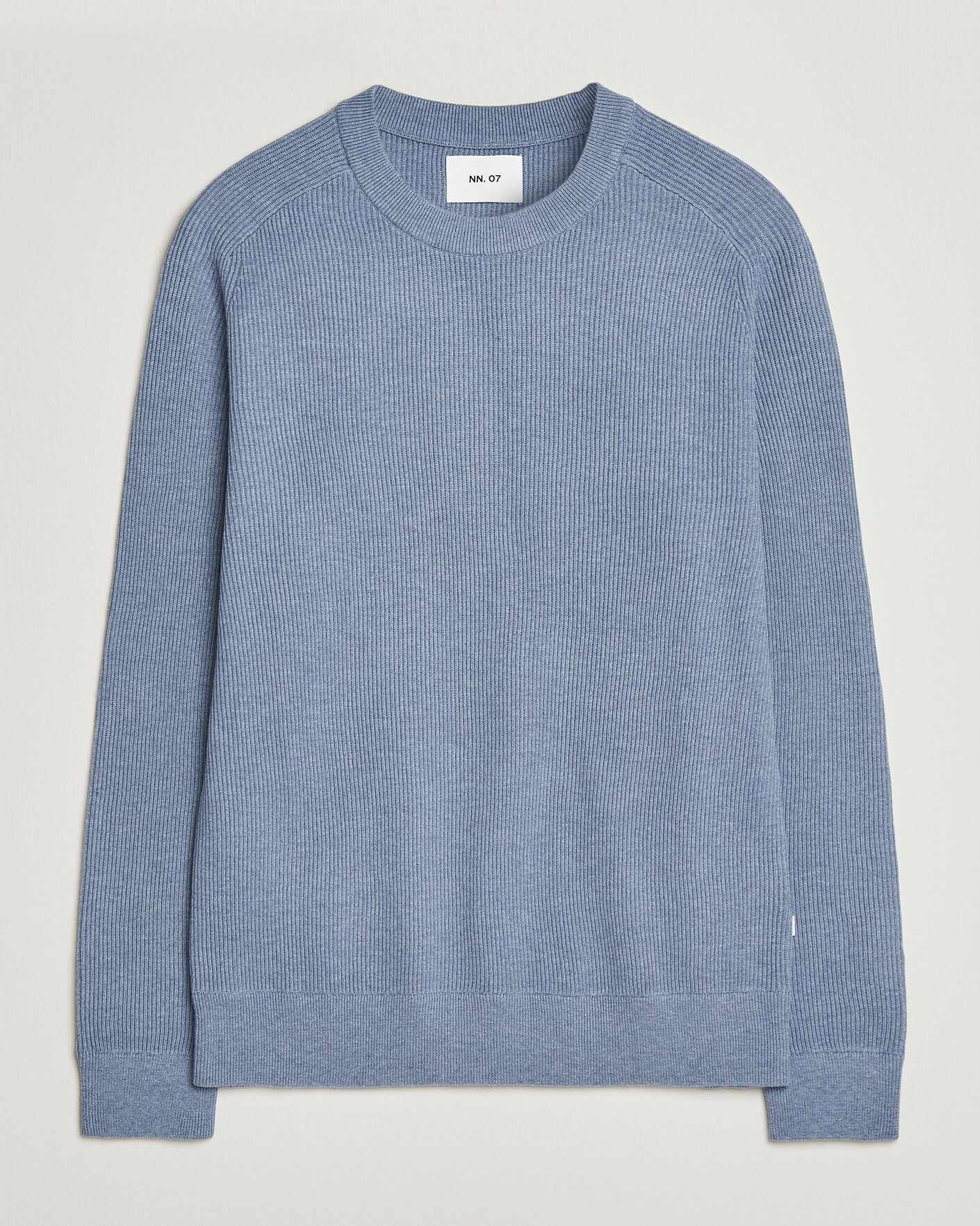 Homme | Pulls Et Tricots | NN07 | Kevin Cotton Knitted Sweater Stone Blue