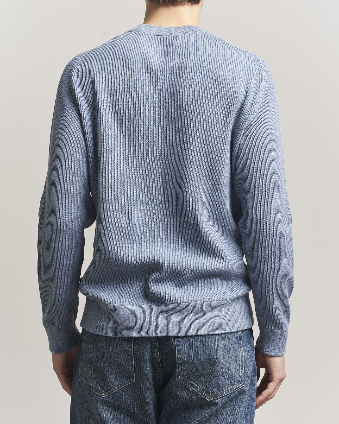 Homme | Pulls Et Tricots | NN07 | Kevin Cotton Knitted Sweater Stone Blue