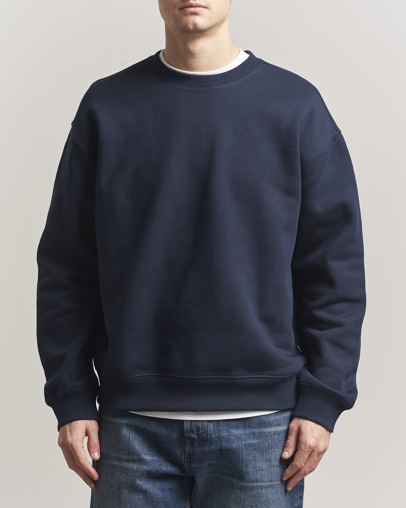 Homme | Pulls Et Tricots | NN07 | David Crew Neck Sweatshirt Navy Blue