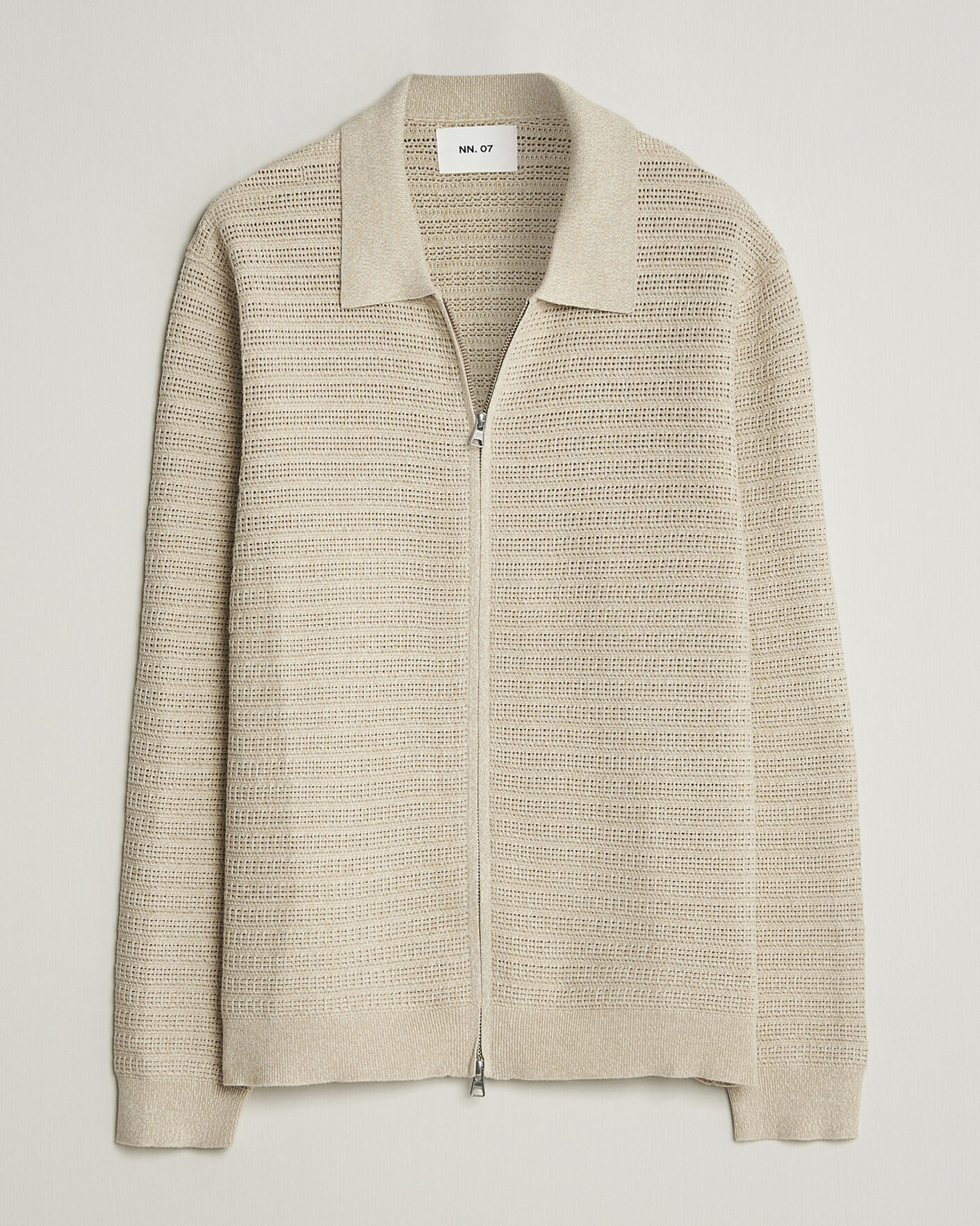 Homme | Pulls Et Tricots | NN07 | Gustav Knitted Full Zip Ivory