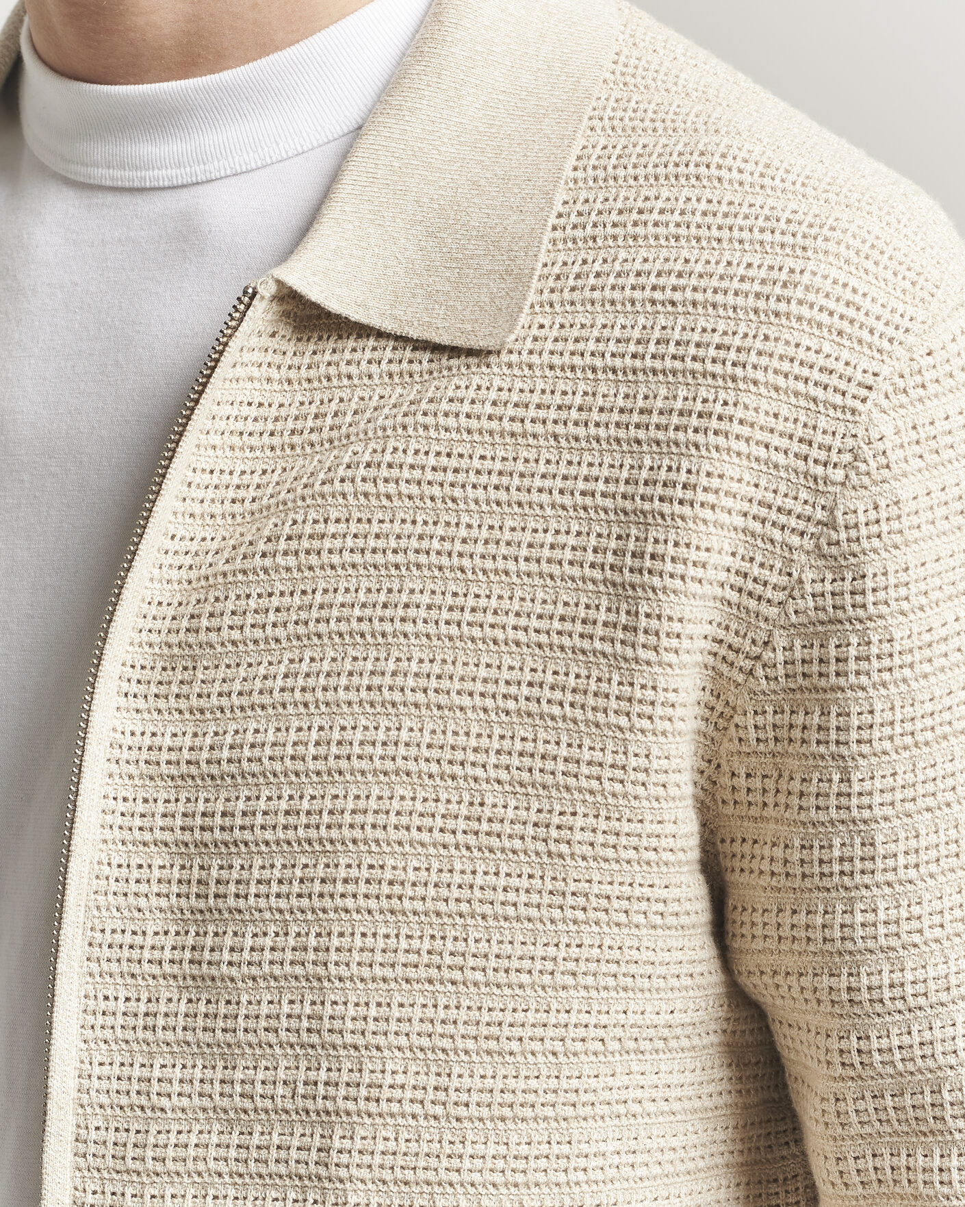 Homme | Pulls Et Tricots | NN07 | Gustav Knitted Full Zip Ivory