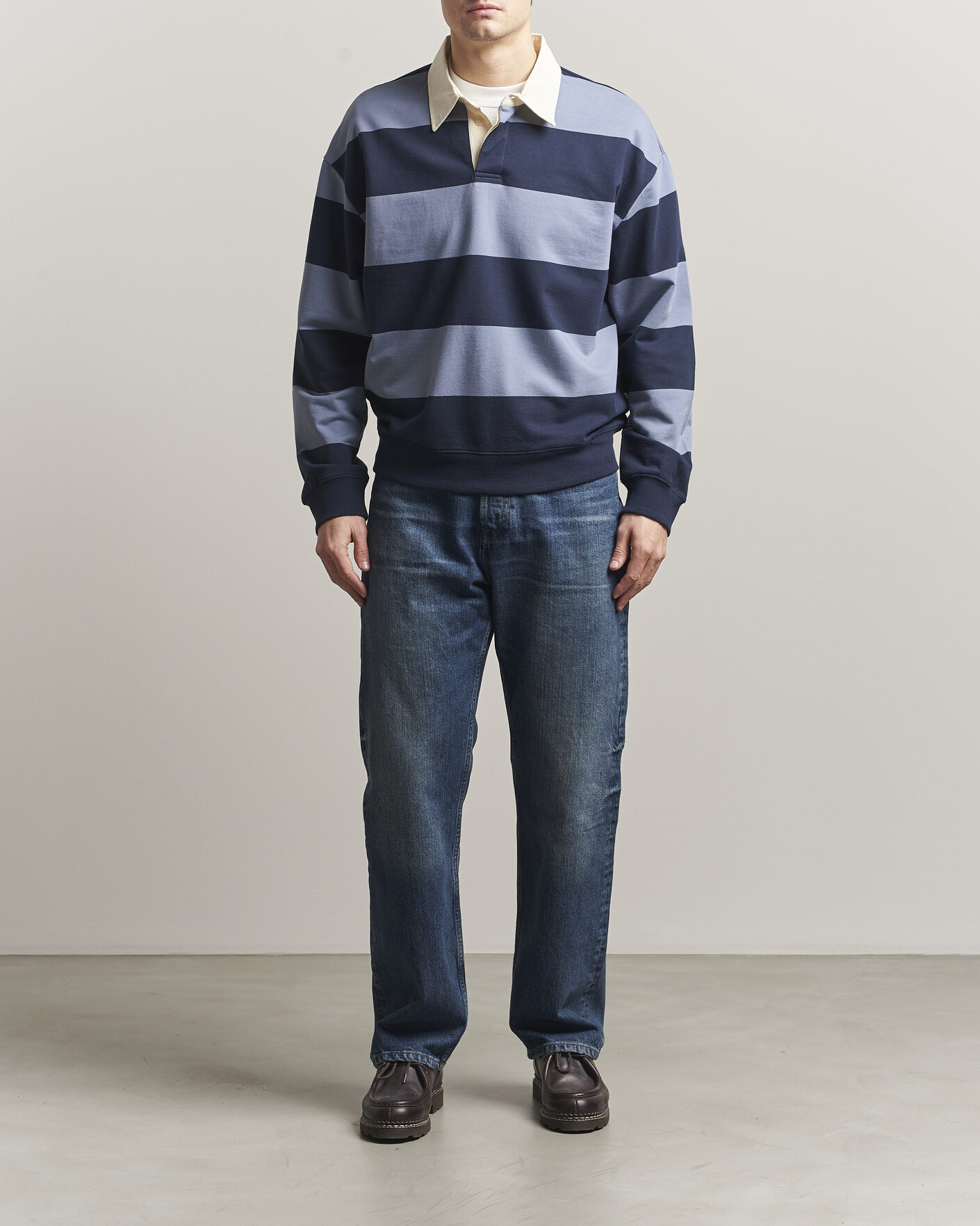 Homme | Pulls Et Tricots | NN07 | David Rugby Sweater Blue Stripe