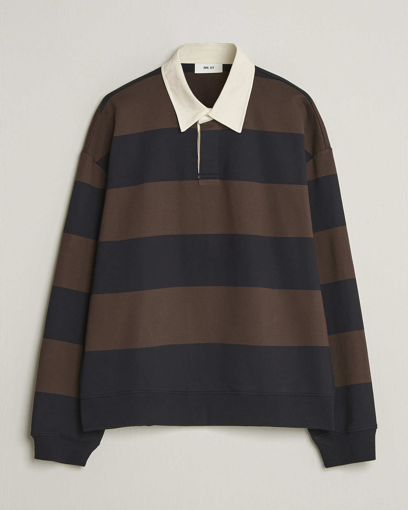Homme | Pulls Et Tricots | NN07 | David Rugby Sweater Brown Stripe