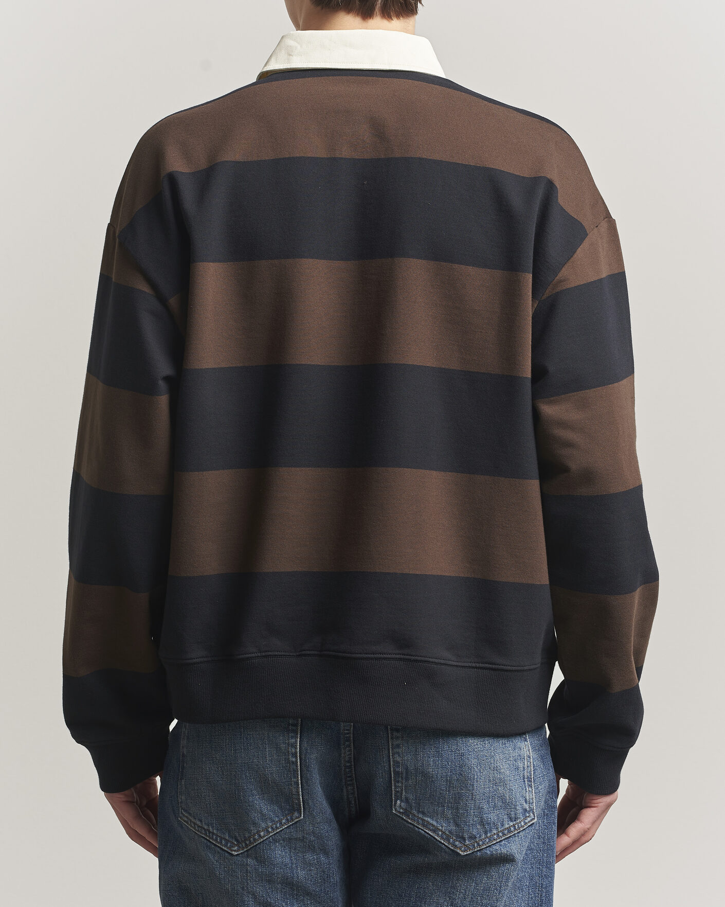 Homme | Pulls Et Tricots | NN07 | David Rugby Sweater Brown Stripe