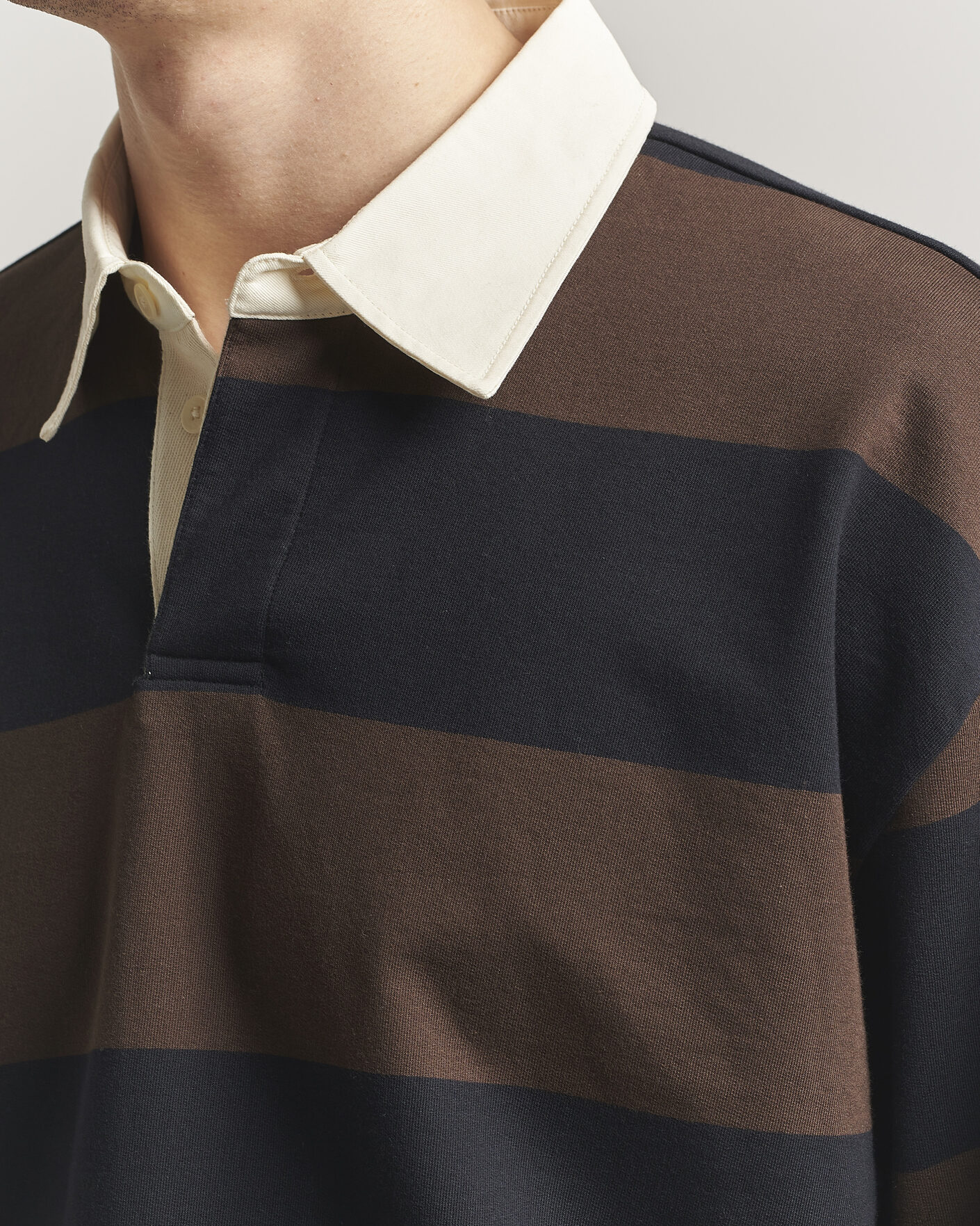 Homme | Pulls Et Tricots | NN07 | David Rugby Sweater Brown Stripe