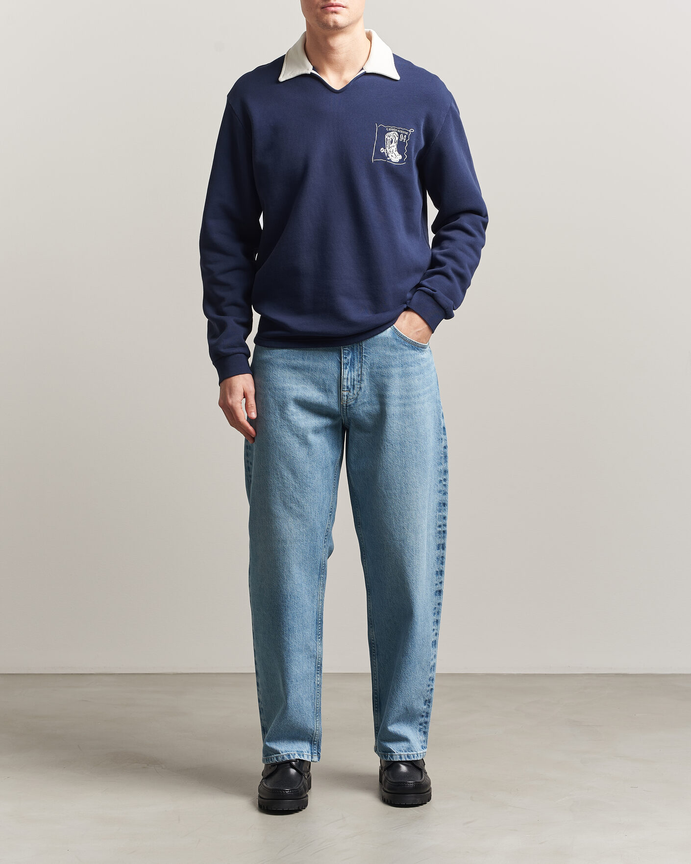 Homme | Jeans | NN07 | Otis Loose Fit Selvedge Jeans Light Blue