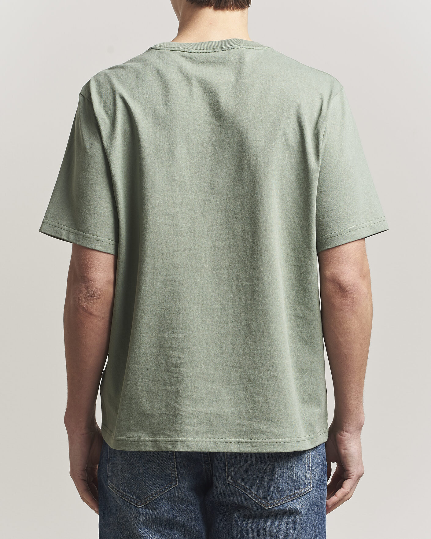 Homme | T-shirts | NN07 | Jett Washed Crew Neck T-Shirt Sea Spray Green