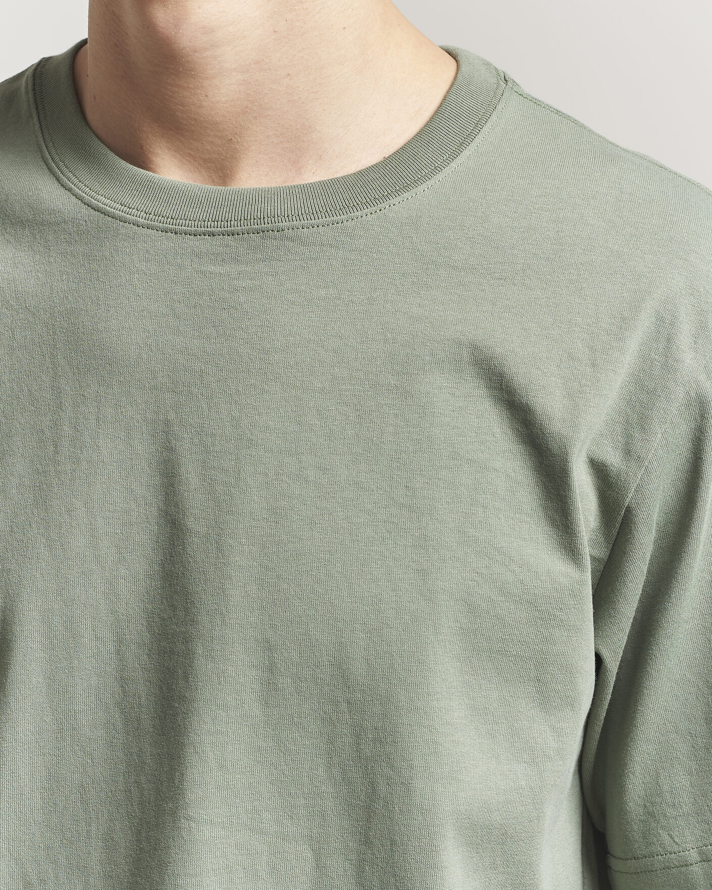 Homme | T-shirts | NN07 | Jett Washed Crew Neck T-Shirt Sea Spray Green