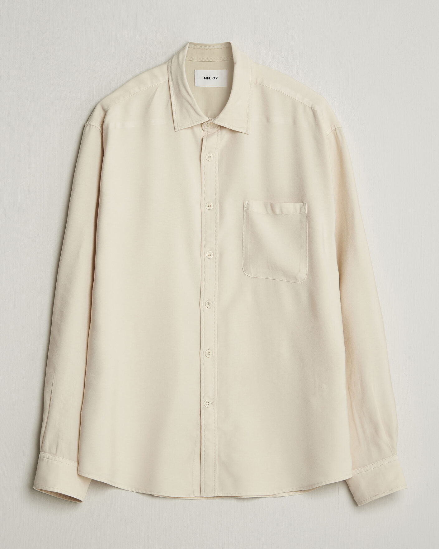 Homme | Chemises | NN07 | Deon Tencel Shirt Ivory