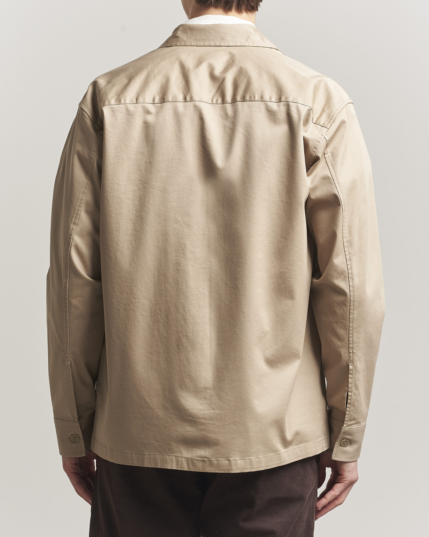 Homme | Chemises | NN07 | Freddy Cotton Overshirt Desert Khaki