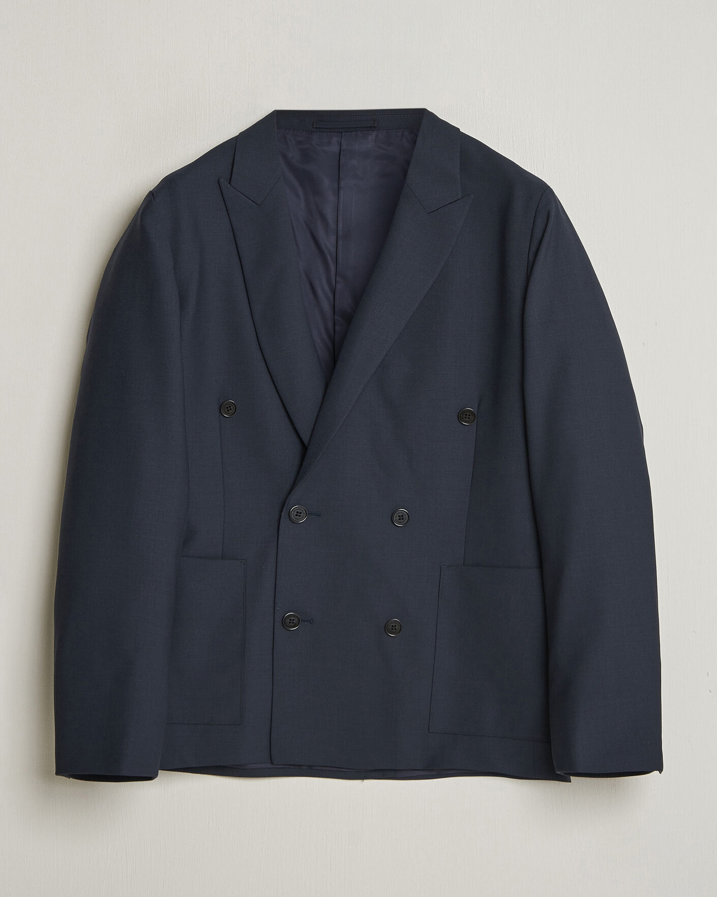 Homme | Blazers | NN07 | Jordin Summer Wool Double Breasted Blazer Deep Navy