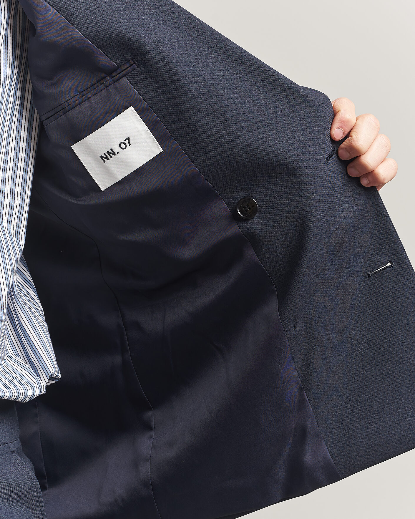 Homme | Blazers | NN07 | Jordin Summer Wool Double Breasted Blazer Deep Navy