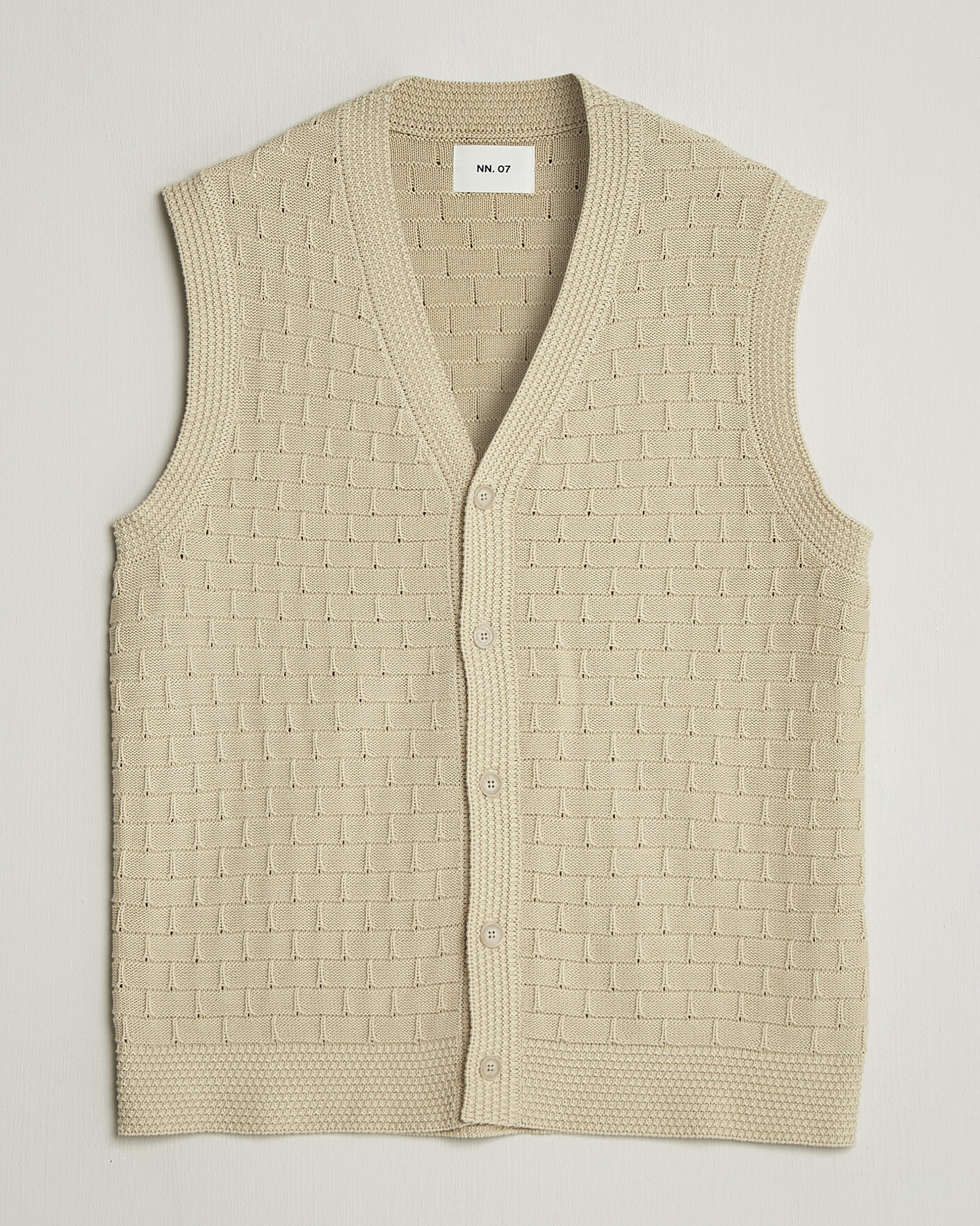 Homme | Pulls Et Tricots | NN07 | Reece Knitted Vest Ecru