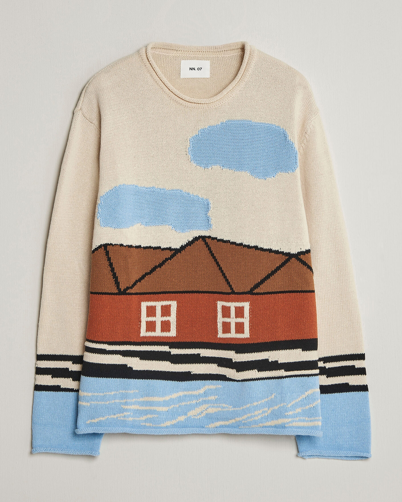 Homme | Pulls Et Tricots | NN07 | Mikkel Knitted HQ Printed Sweater Multi