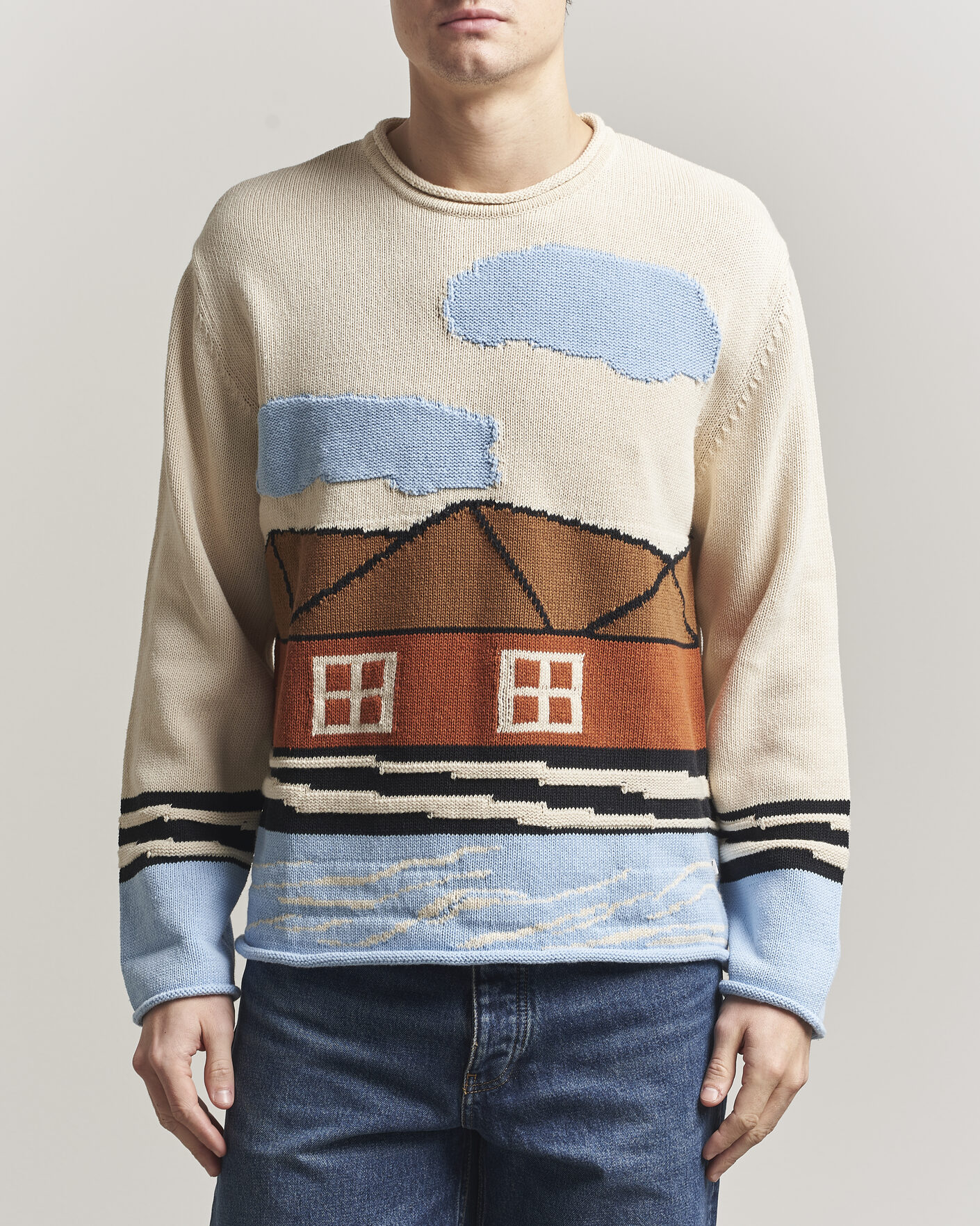 Homme | Pulls Et Tricots | NN07 | Mikkel Knitted HQ Printed Sweater Multi