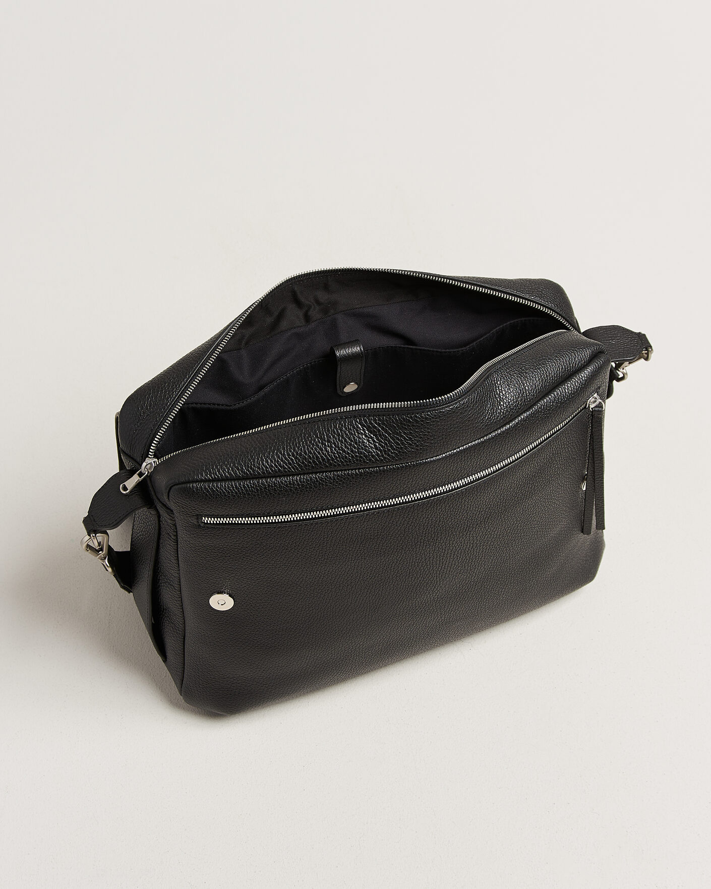 Homme | Sacs | NN07 | Port Satchel Grained Leather Briefcase Black