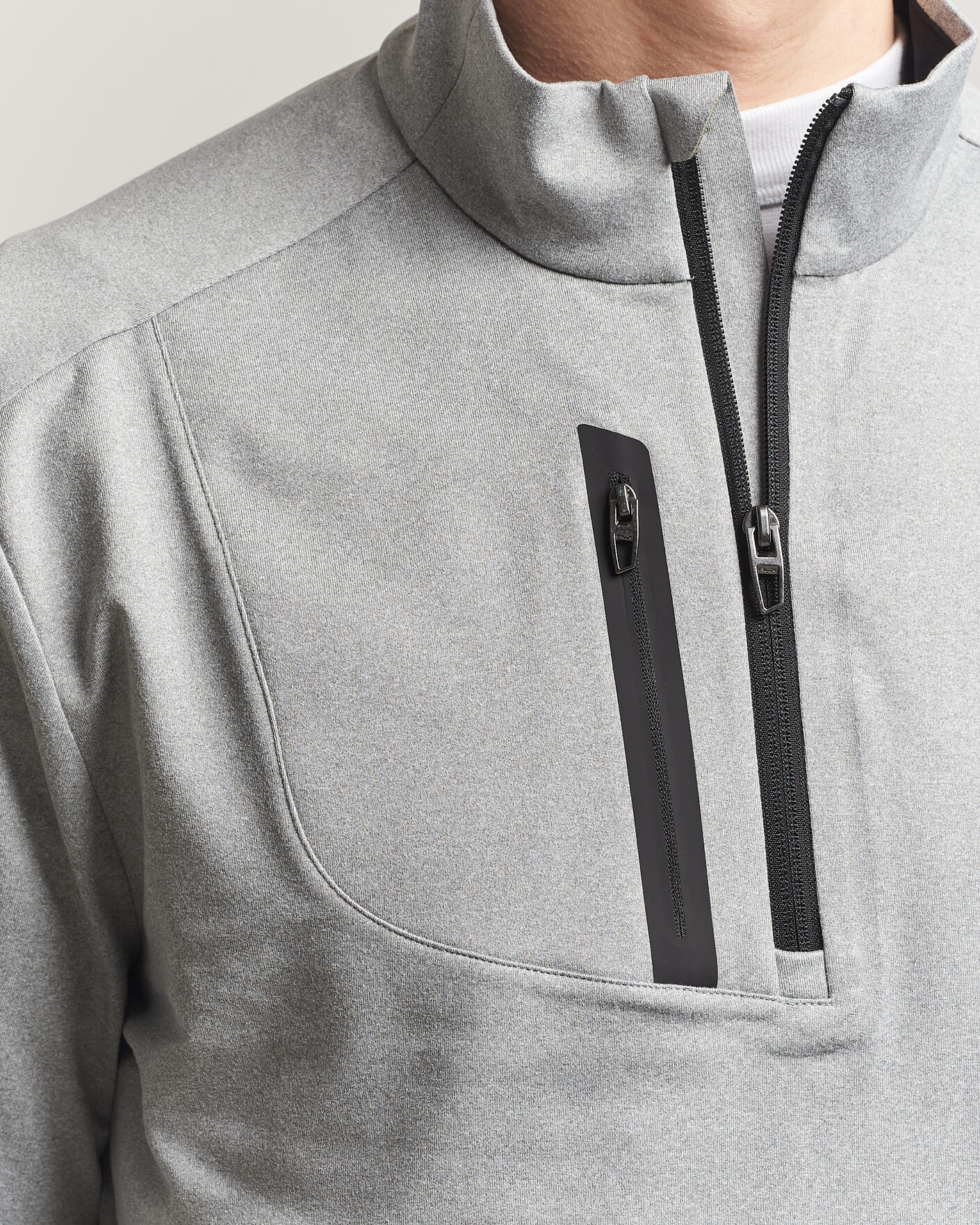 Homme | Vêtements de golf | RLX Ralph Lauren | Luxury Jersey Half Zip Andover Heather