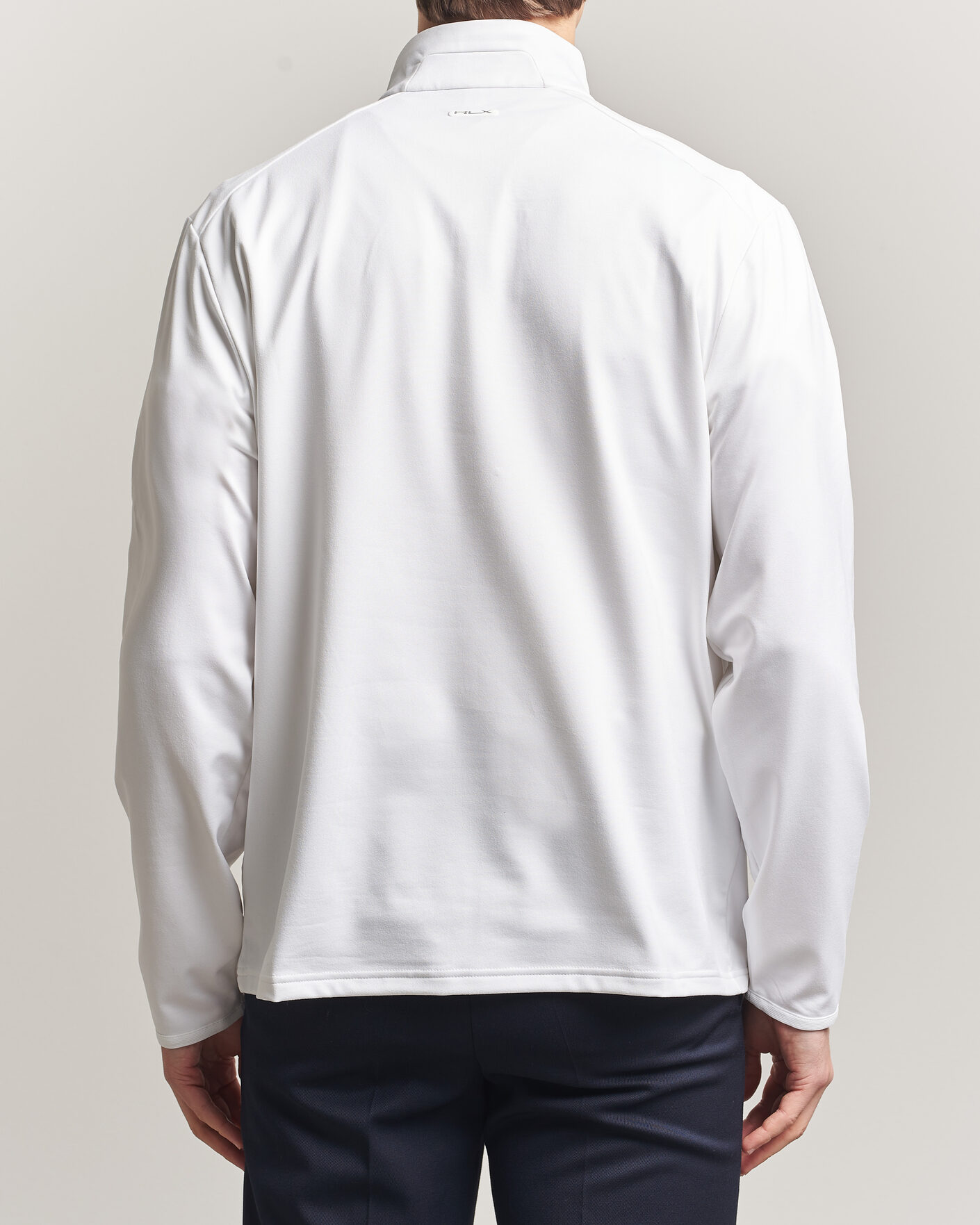 Homme | Pulls Et Tricots | RLX Ralph Lauren | Luxury Jersey Half Zip Ceramic White