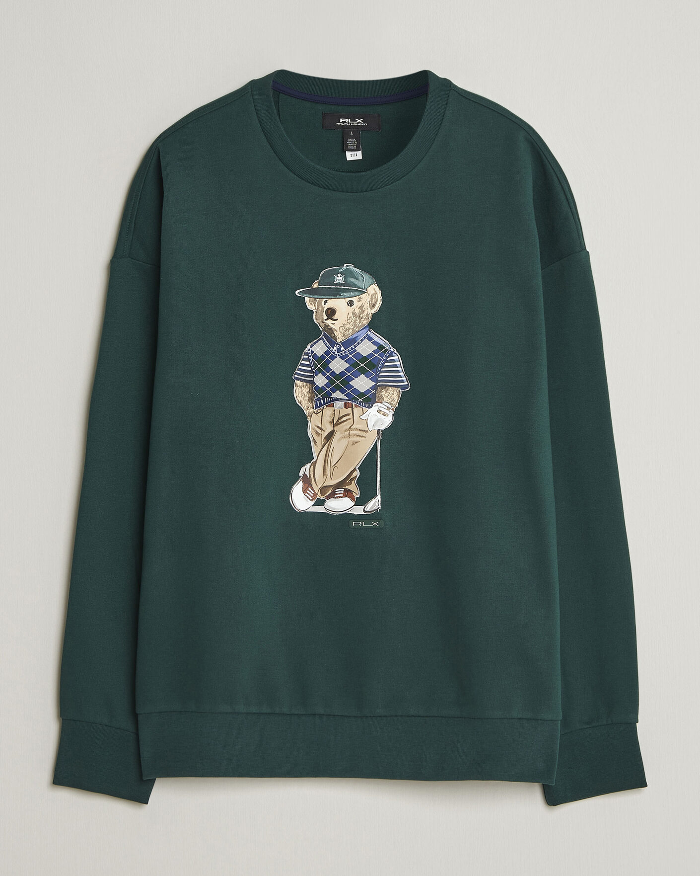 Homme | Pulls Et Tricots | RLX Ralph Lauren | Loopback Terry Bear Sweatshirt Moss Agate