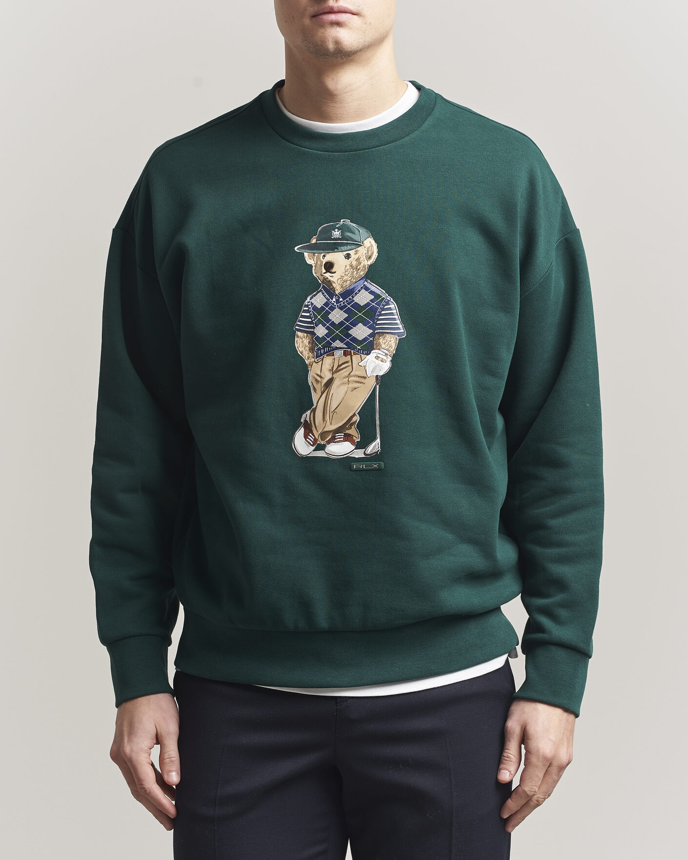Homme | Pulls Et Tricots | RLX Ralph Lauren | Loopback Terry Bear Sweatshirt Moss Agate