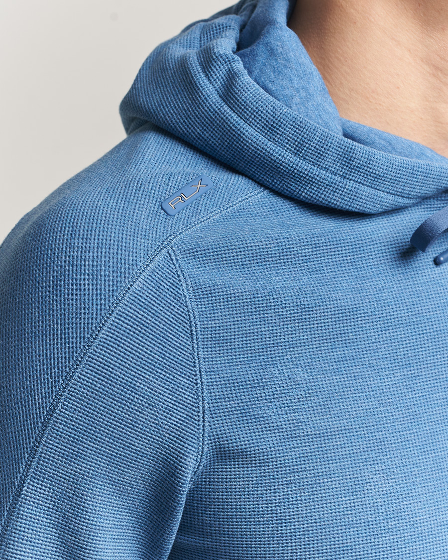 Homme | Pulls Et Tricots | RLX Ralph Lauren | Tech Waffle Hoodie Fog Blue Heather