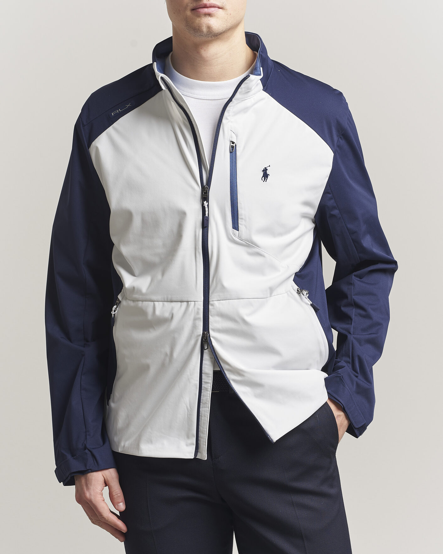 Homme | Manteaux Et Vestes | RLX Ralph Lauren | Lightweight Jacket Ceramic White/Refined Navy