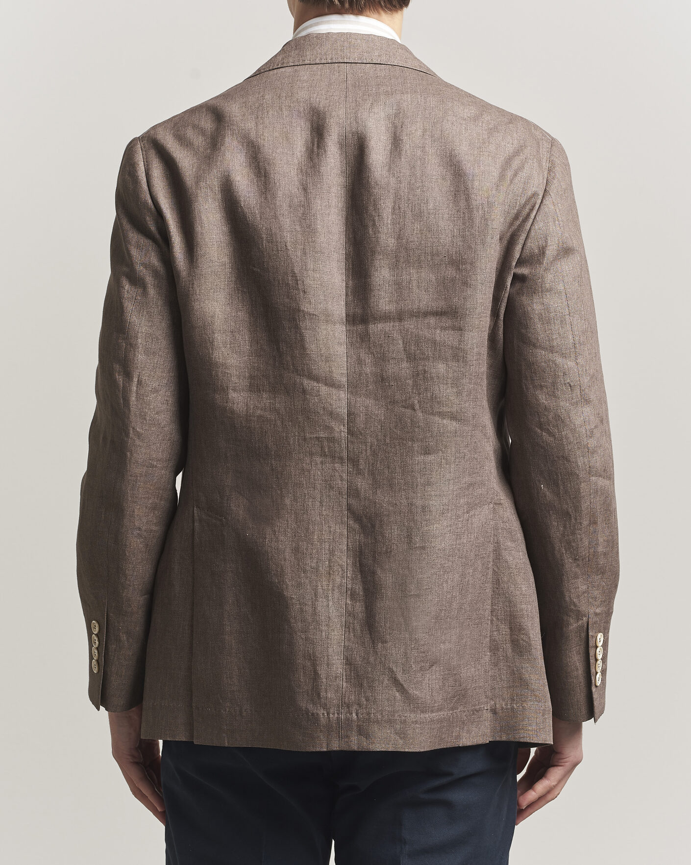 Homme | Blazers | Brunello Cucinelli | Linen Blazer Dark Brown
