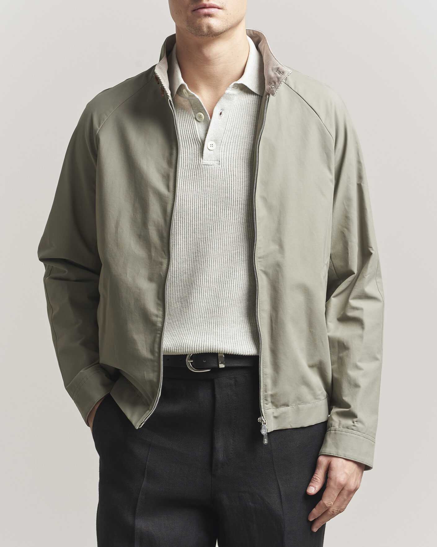 Homme | Manteaux Et Vestes | Brunello Cucinelli | Raglan Harrington Jacket Olive