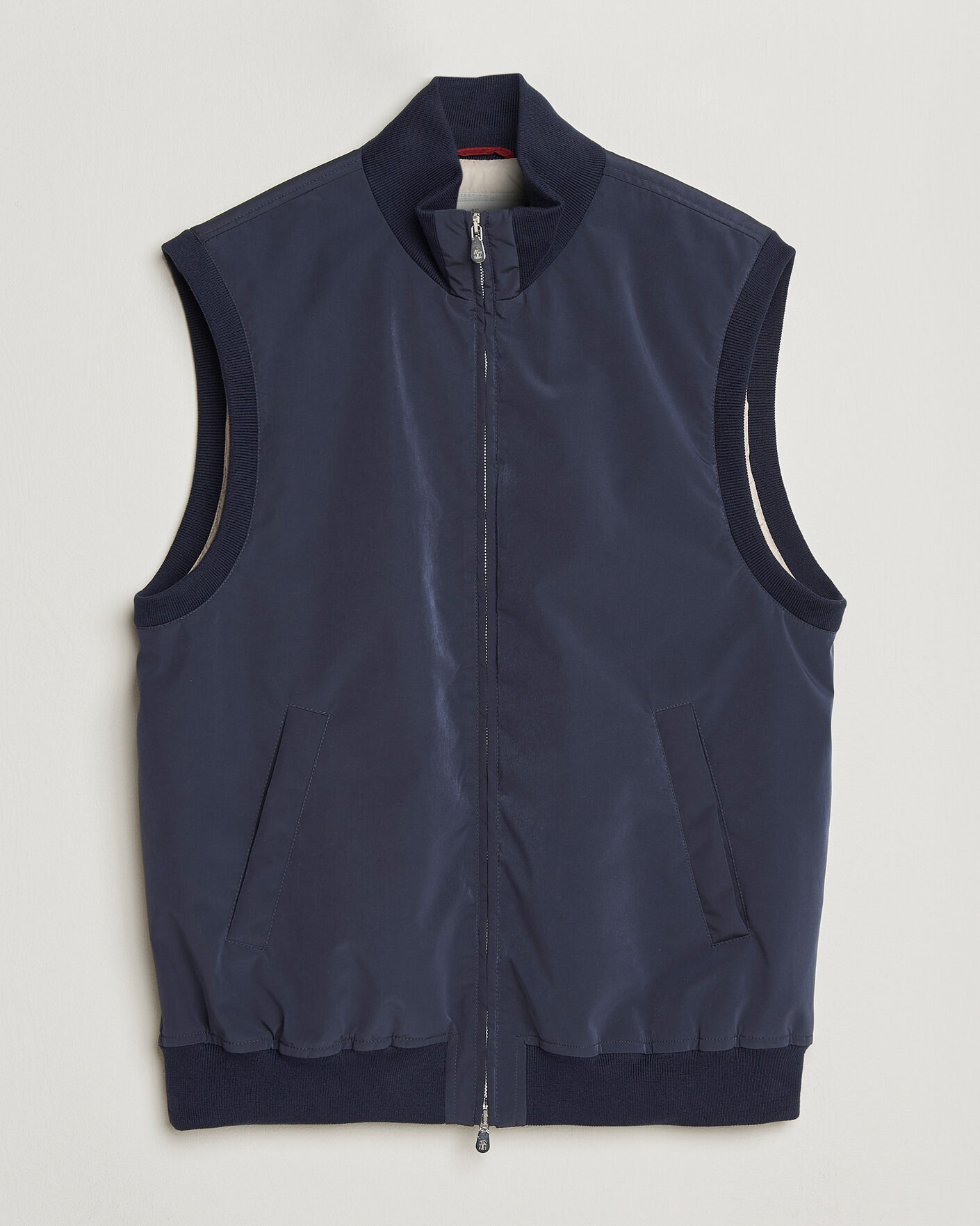 Homme | Gilets | Brunello Cucinelli | Nylon Padded Gilet Navy
